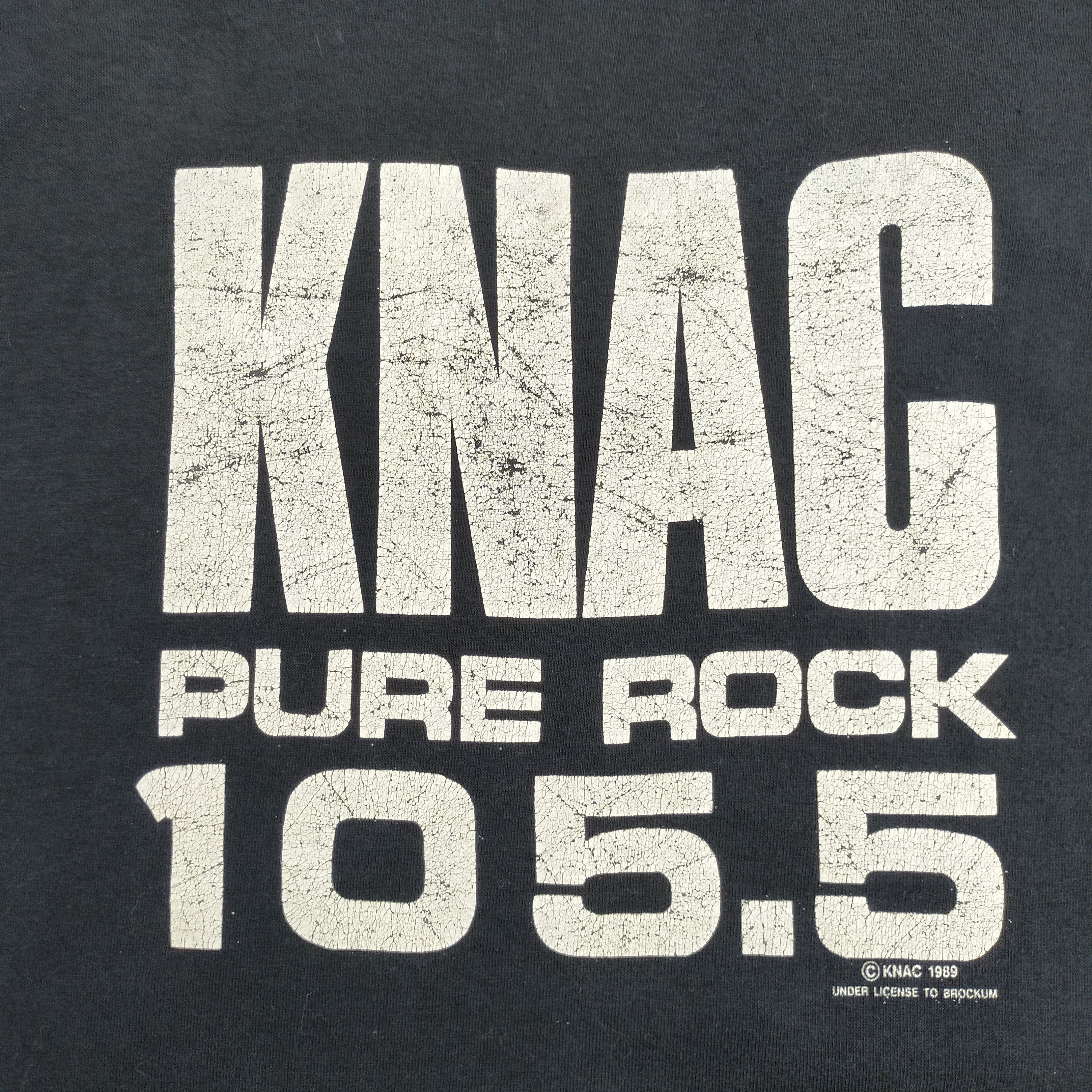 Brockum × Vintage Vintage 80s Knac Pure Rock 105.5 slash tee Brockum × Vintage Vintage 80s Knac Pure Rock 105.5 slash tee