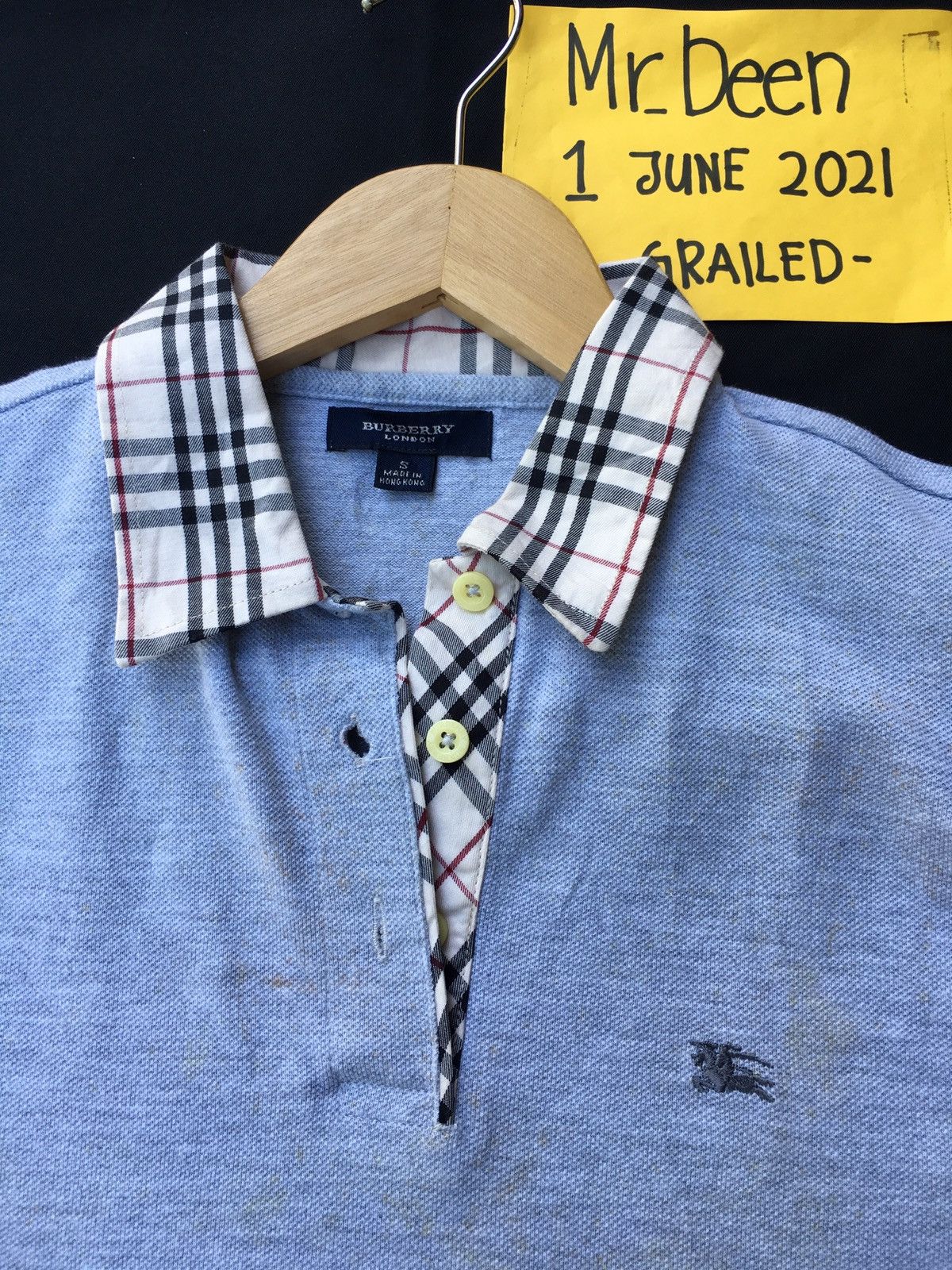 Burberry Vintage Burberry Checkered Polo Shirt Size US S / EU 44-46 / 1 - 5 Thumbnail