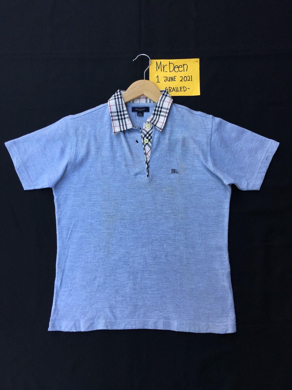 Burberry Vintage Burberry Checkered Polo Shirt Size US S / EU 44-46 / 1 - 2 Thumbnail