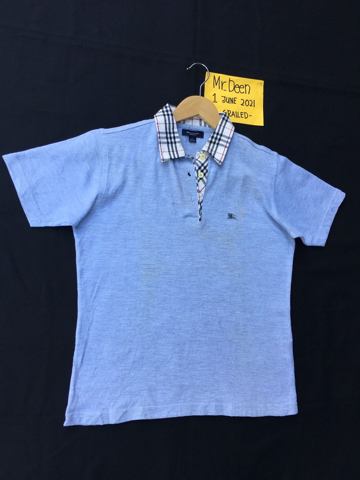 Burberry Vintage Burberry Checkered Polo Shirt Size US S / EU 44-46 / 1 - 3 Thumbnail