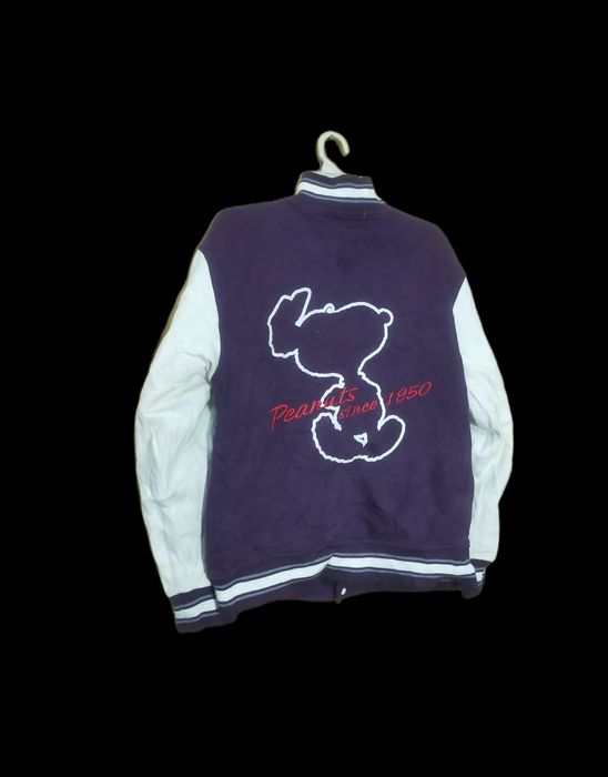 Peanuts Peanuts snoopy varsity jacket | Grailed