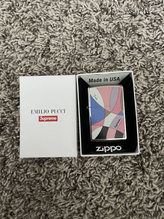 Supreme Supreme Emilio Pucci Zippo Pink | Grailed