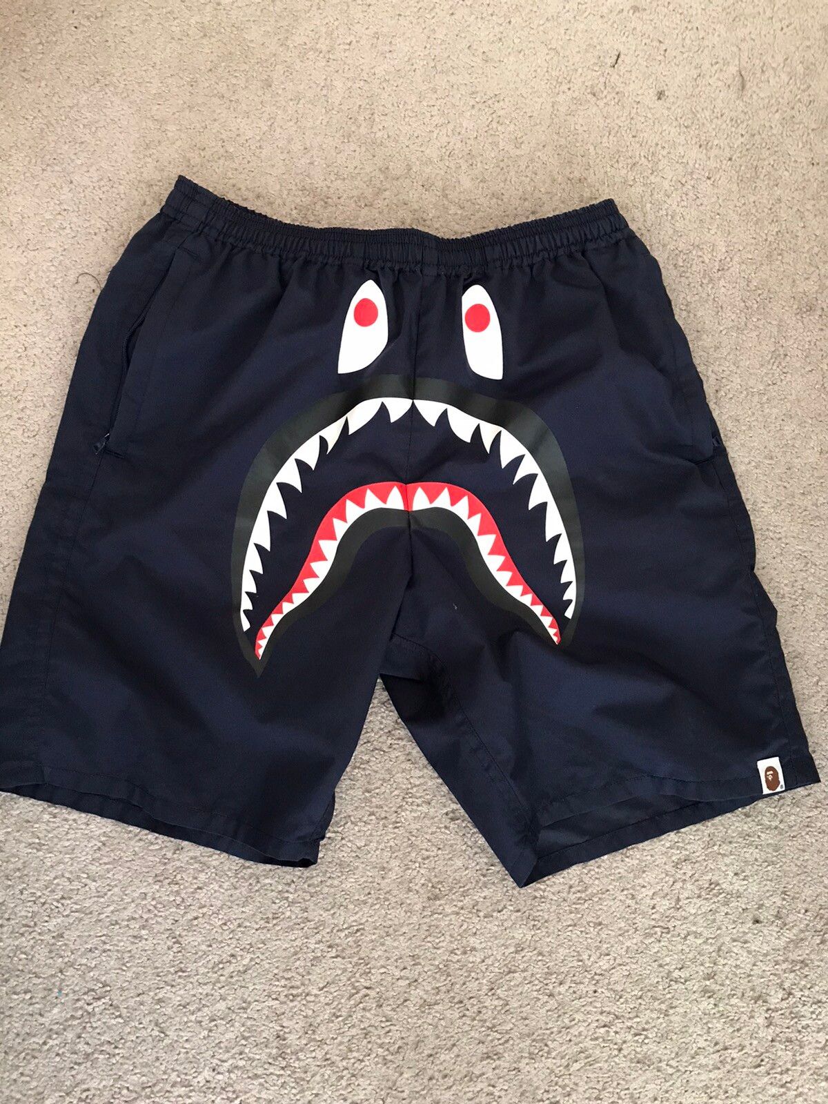 Bape Bape Shark Shorts Size US 28 / EU 44 - 1 Preview