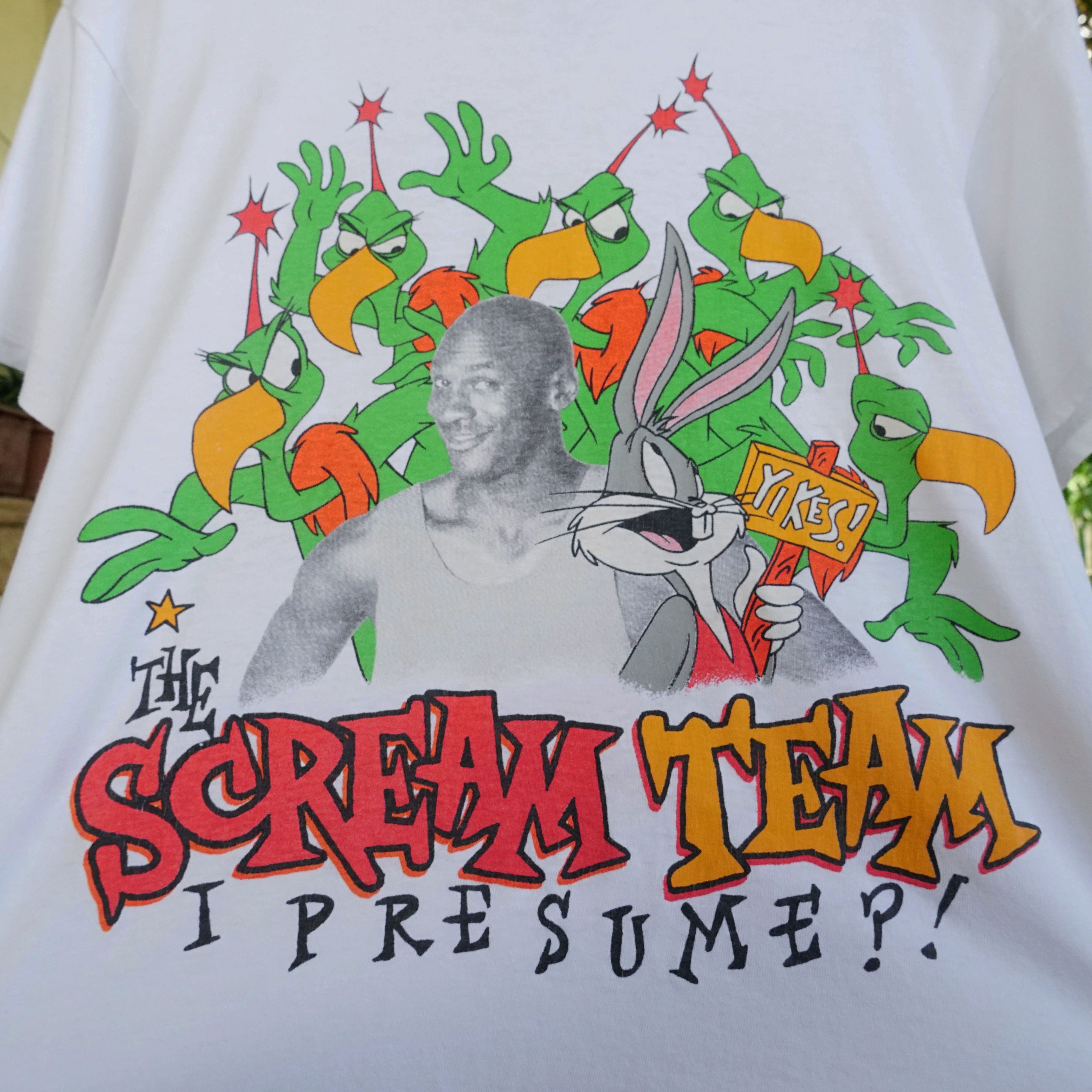 Cartoon Network VTG Nike Looney Tunes Michael Jordan Space Jam 90s Shirt Size US S / EU 44-46 / 1 - 2 Thumbnail