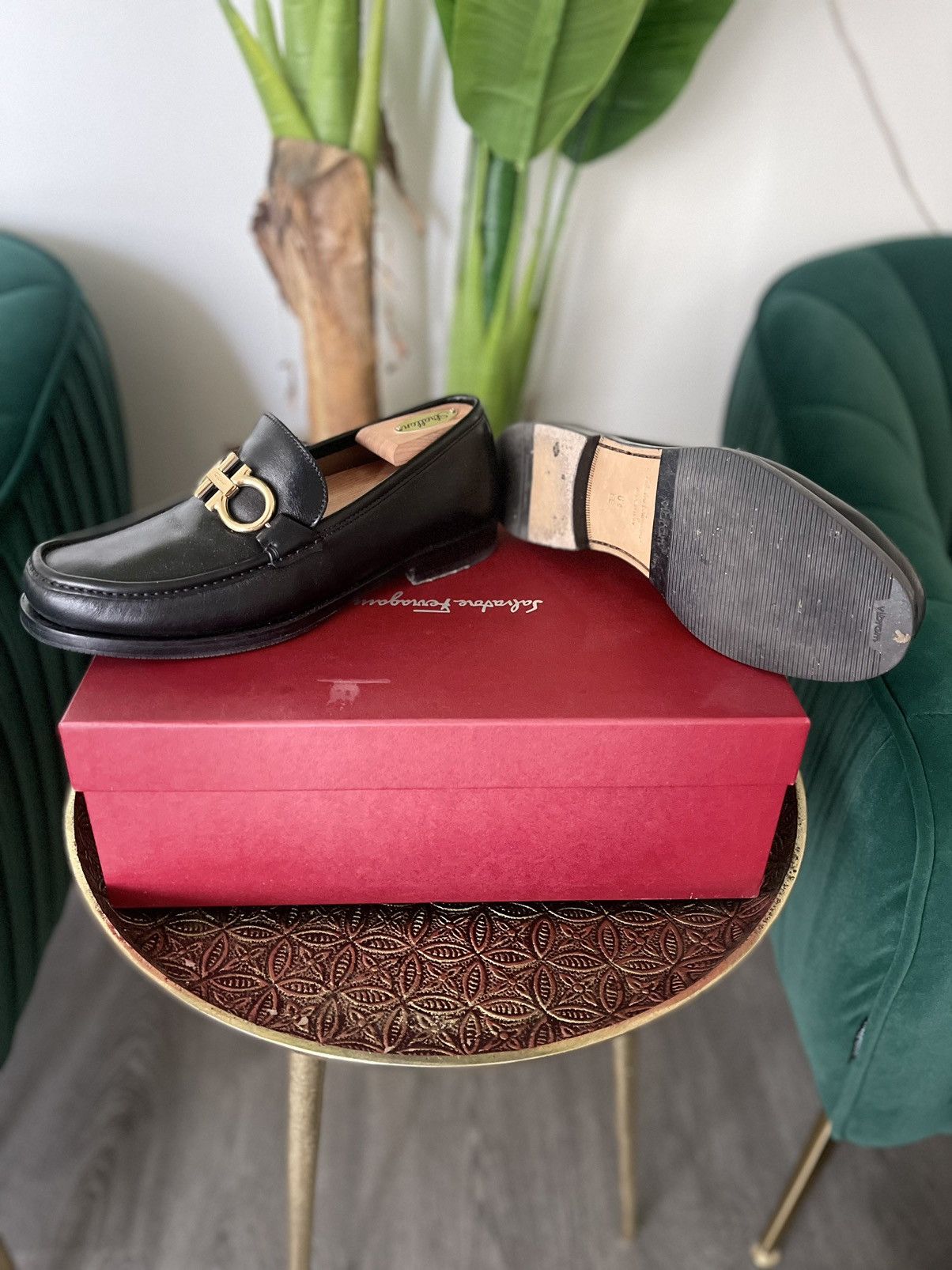 Salvatore Ferragamo Ferragamo Rolo Nero Calf Gancini Bit Loafers 6 1 2EE Grailed