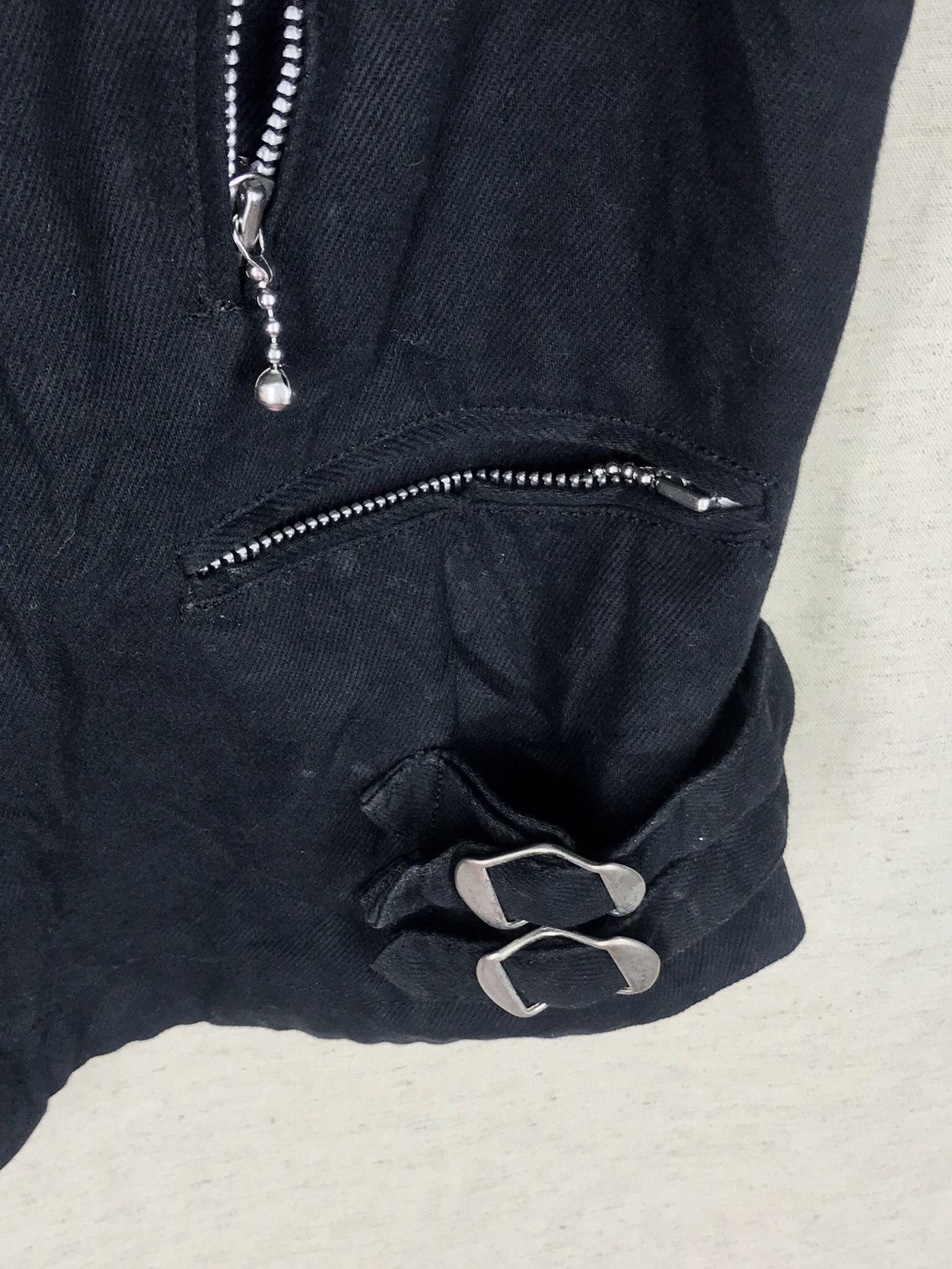 Japanese Brand Final Drop💥SEXY DYNAMITE ASYMETRIC ZIP DENIM VEST PUNK Size US XS / EU 42 / 0 - 5 Thumbnail