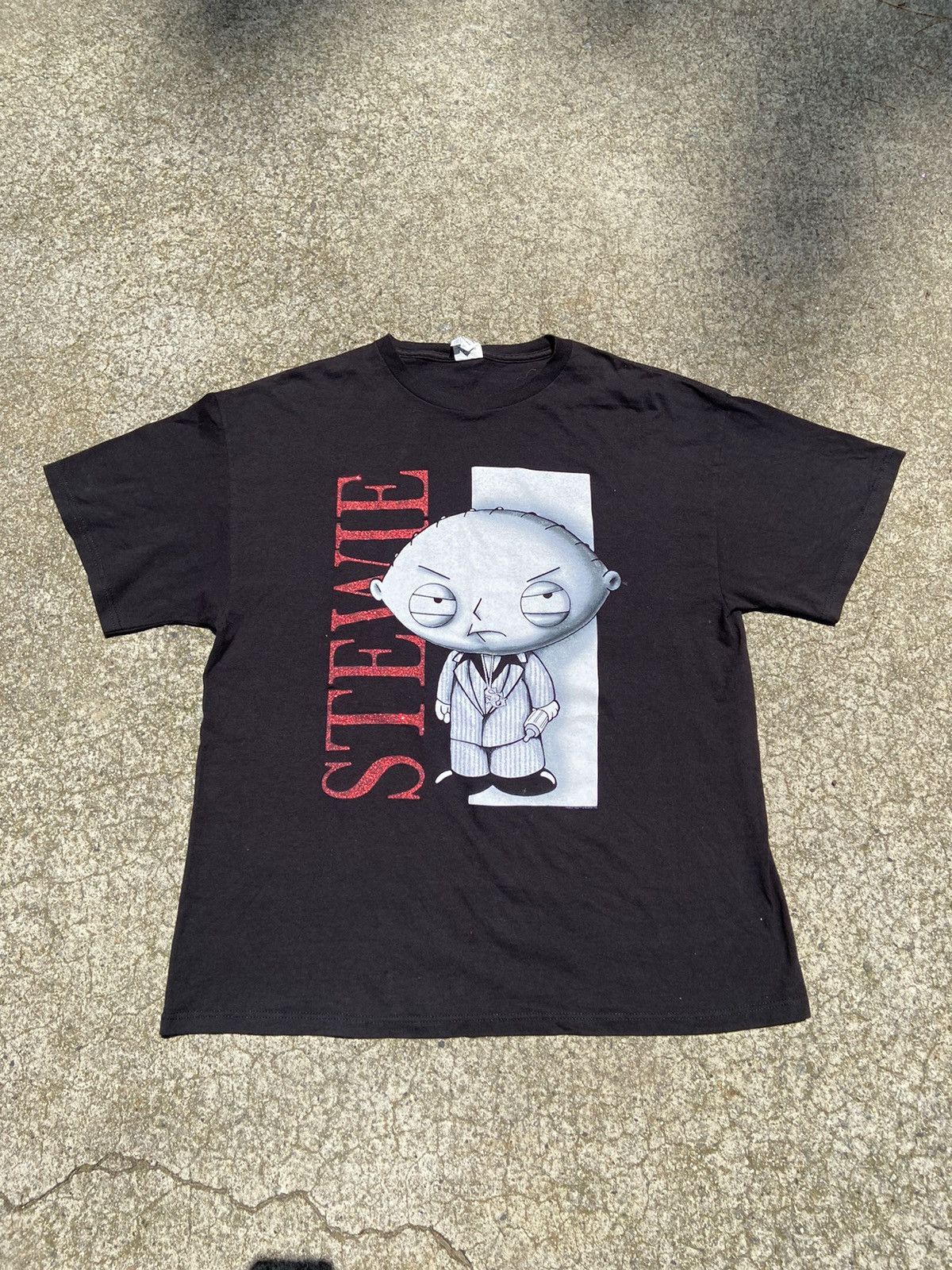 Cartoon Network × Vintage Vintage Family Guy Stewie Griffin Scarface  T-shirt | Grailed, image size:1200x1600