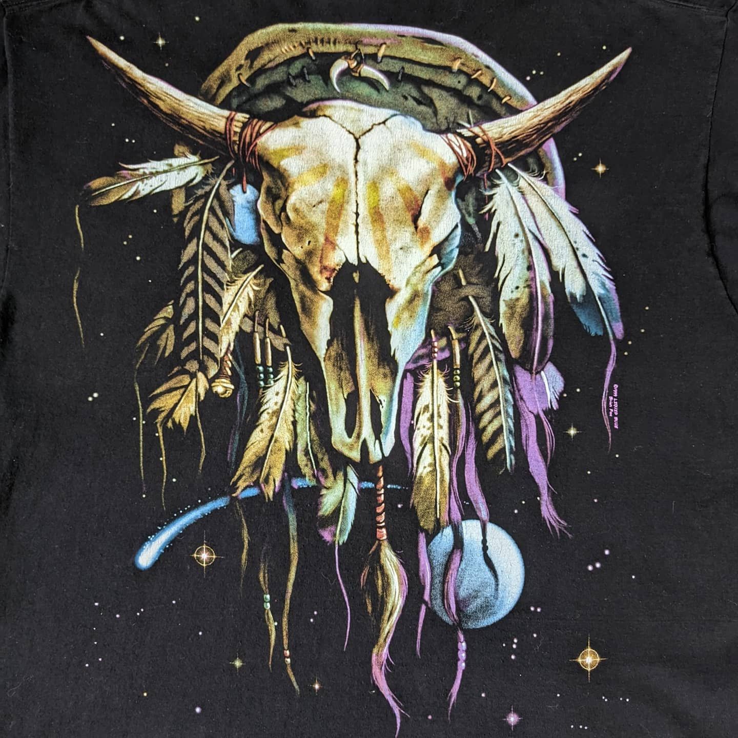 Liquid Blue × Vintage 1999 Liquid blue Native American All Over Print Size US XL / EU 56 / 4 - 7 Thumbnail