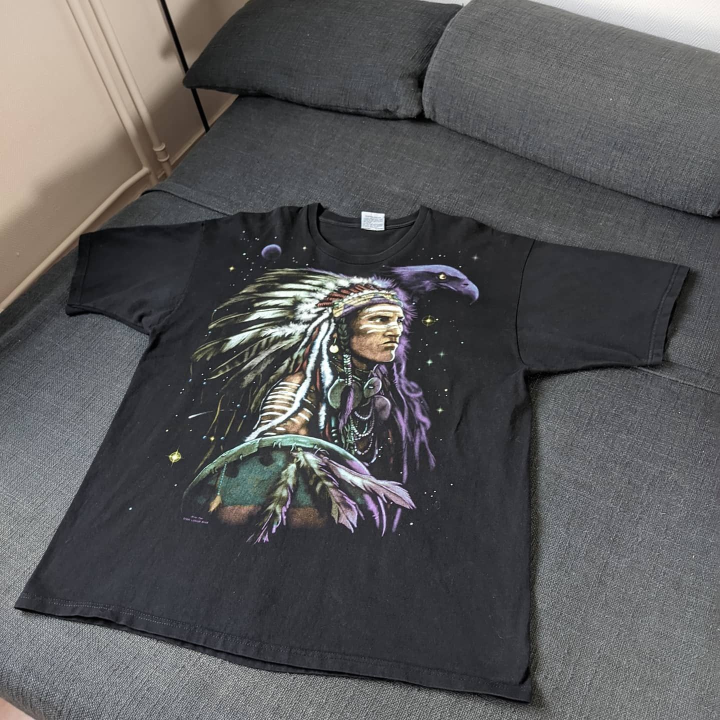 Liquid Blue × Vintage 1999 Liquid blue Native American All Over Print Size US XL / EU 56 / 4 - 2 Thumbnail