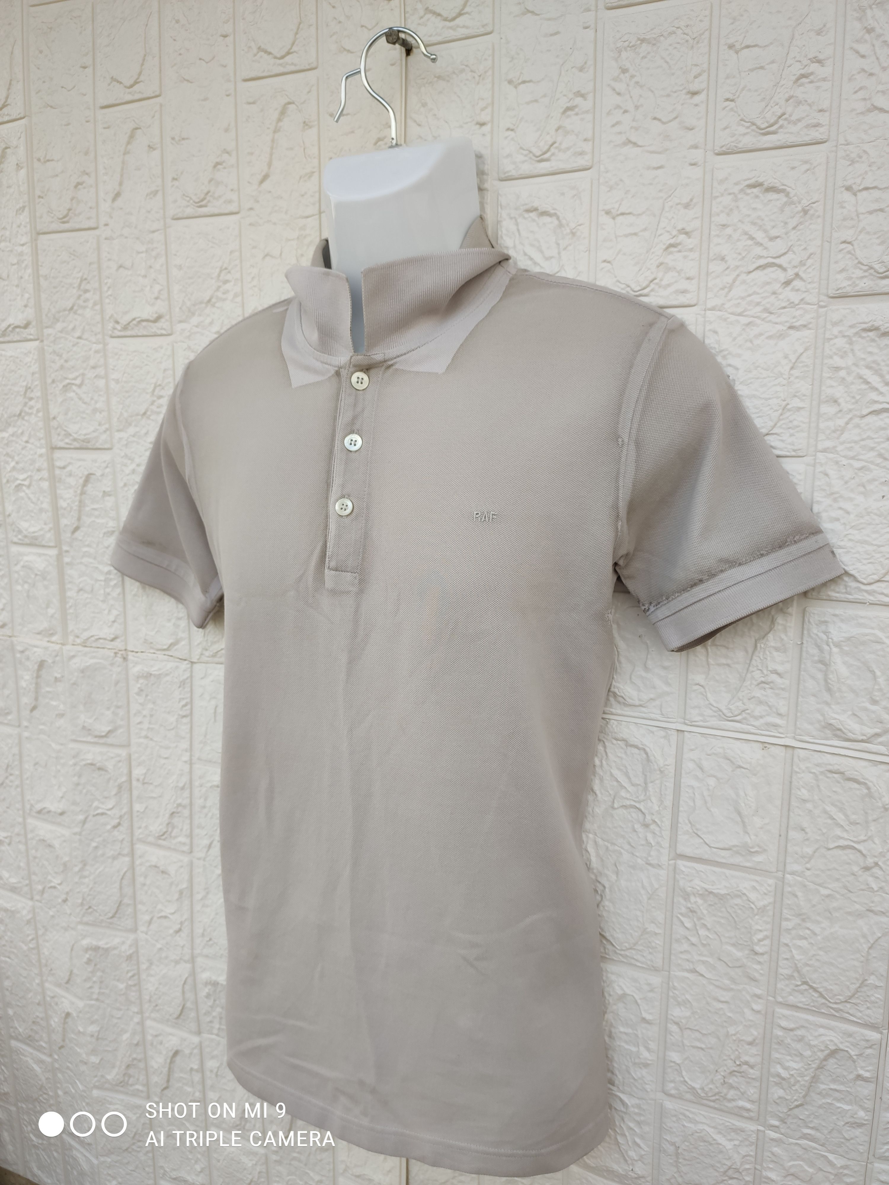 Raf Simons Rar Raf Simons overdyed effect gray polo t shirt Size US M / EU 48-50 / 2 - 3 Thumbnail
