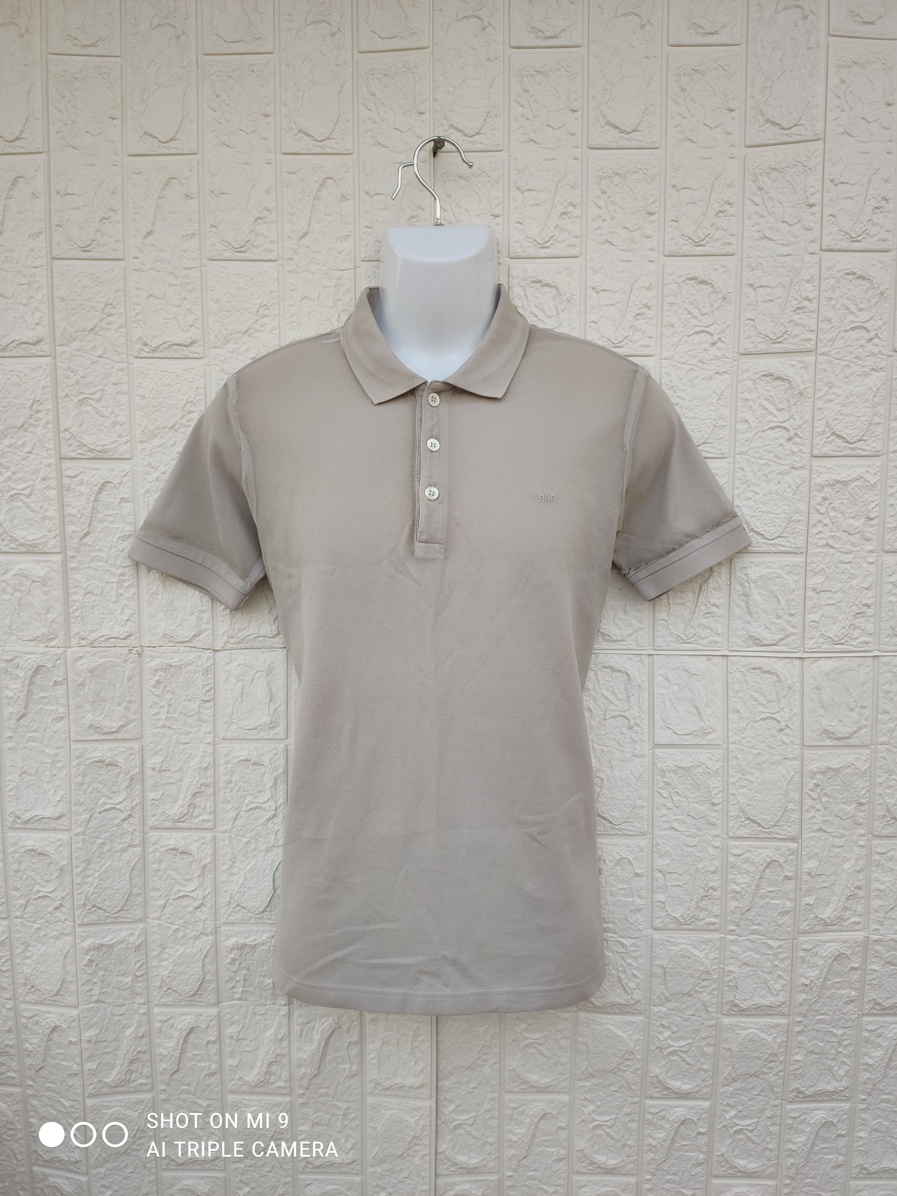 Raf Simons Rar Raf Simons overdyed effect gray polo t shirt Size US M / EU 48-50 / 2 - 2 Thumbnail