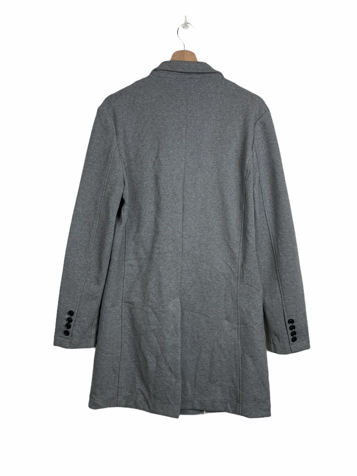 RAGEBLUE RAGEBLUE Bonded Jersey Minimalist Tailored Coat Size US L / EU 52-54 / 3 - 2 Thumbnail