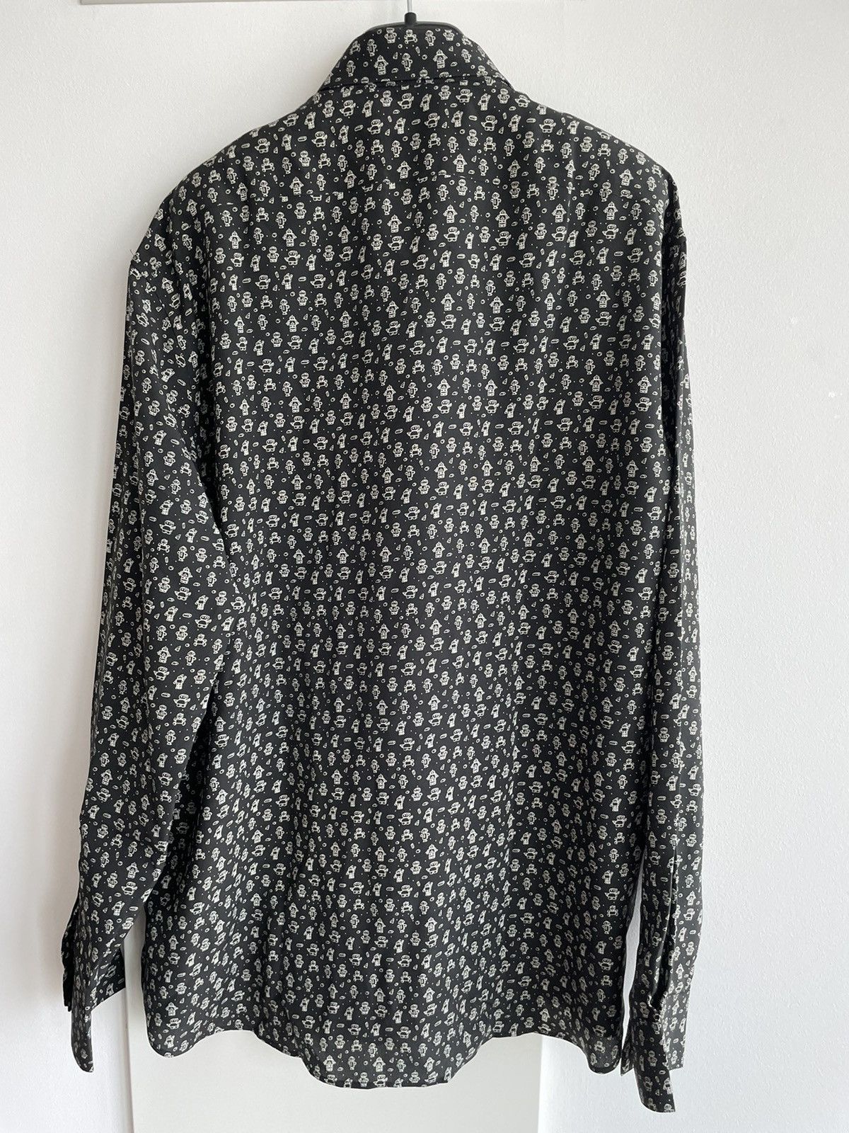 Hedi Slimane × Saint Laurent Paris × Yves Saint Laurent Super Runway Saint Laurent Silk Shirt Brand New Size US XL / EU 56 / 4 - 20 Thumbnail