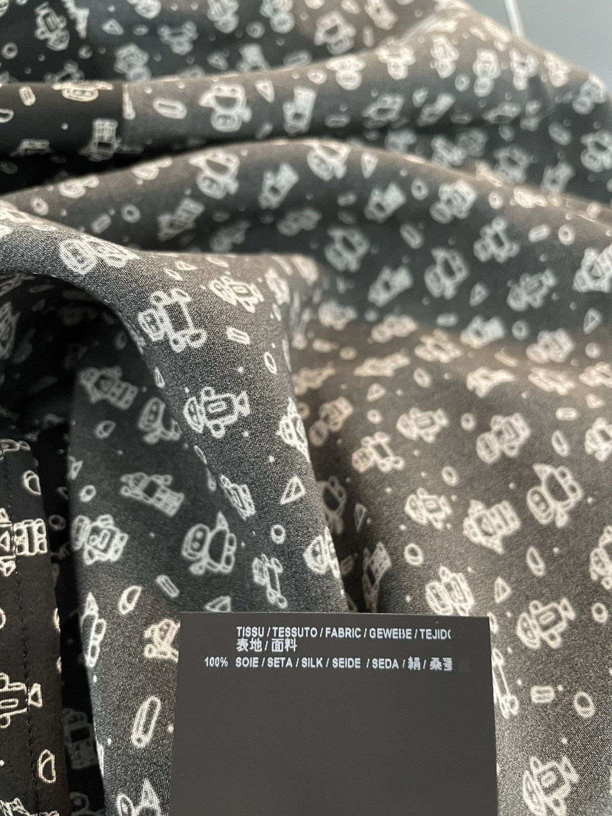 Hedi Slimane × Saint Laurent Paris × Yves Saint Laurent Super Runway Saint Laurent Silk Shirt Brand New Size US XL / EU 56 / 4 - 6 Thumbnail
