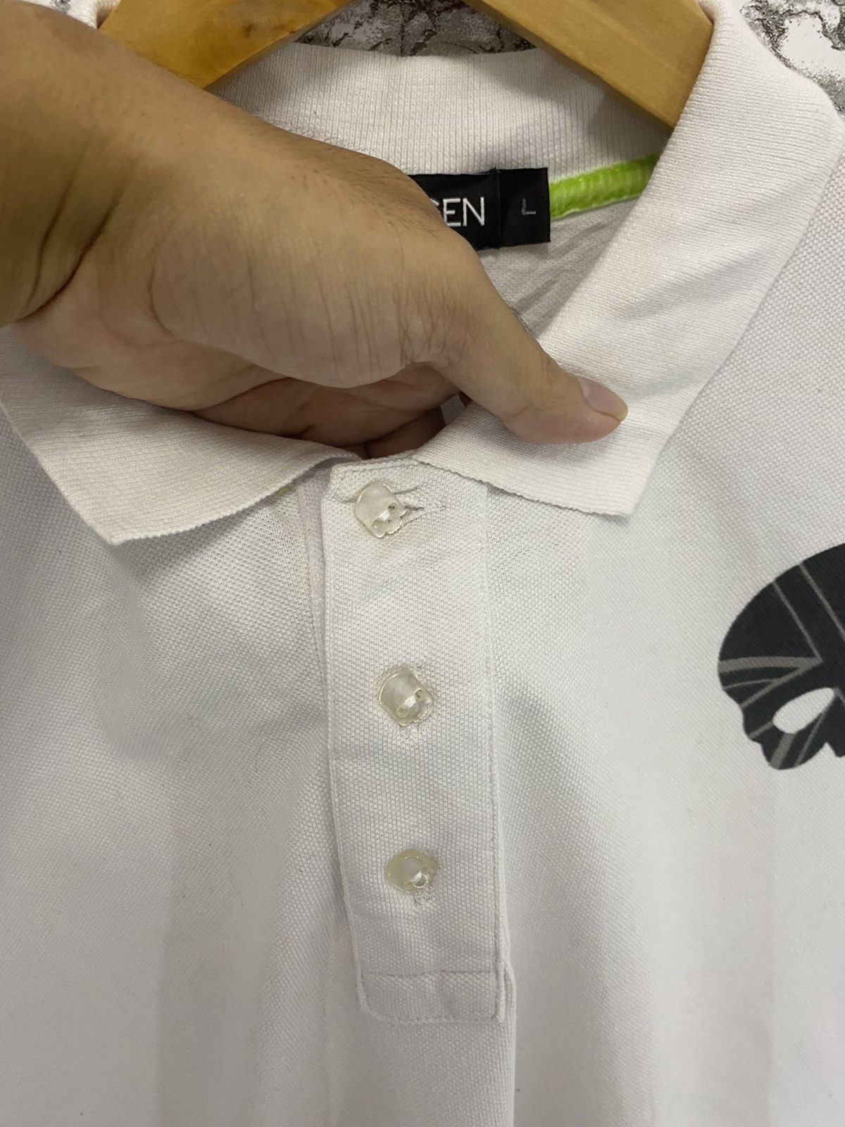 HYDROGEN Hydrogen Skull Polo T-Shirt Size US M / EU 48-50 / 2 - 7 Thumbnail