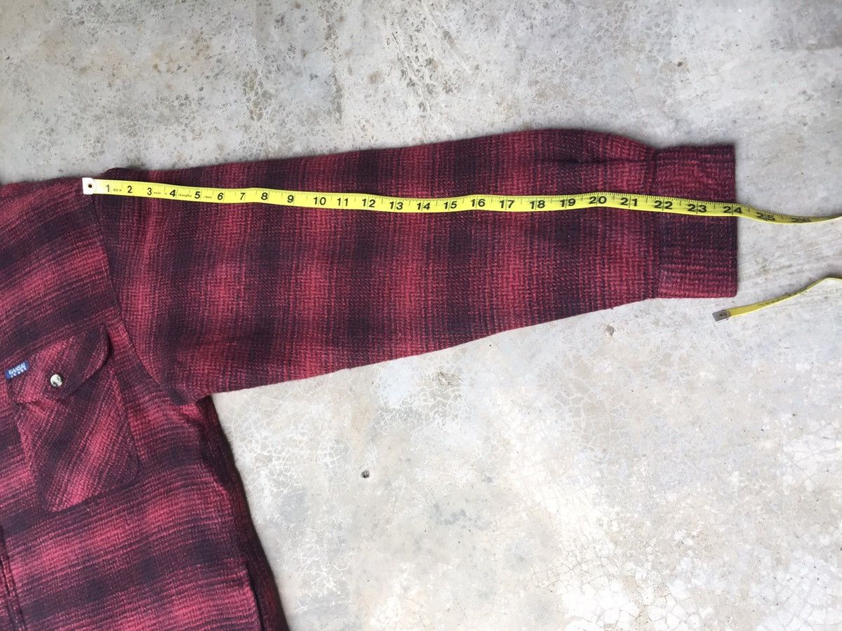 Kansai Yamamoto Kansai Jeans Red Plaid Inner Quilted Jacket Size US M / EU 48-50 / 2 - 9 Thumbnail