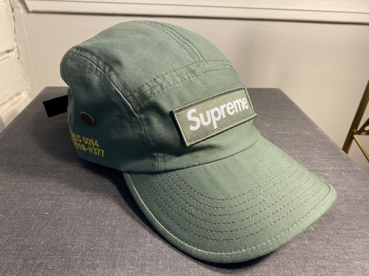 Supreme Military Camp Cap Olive SS21 | Grailed