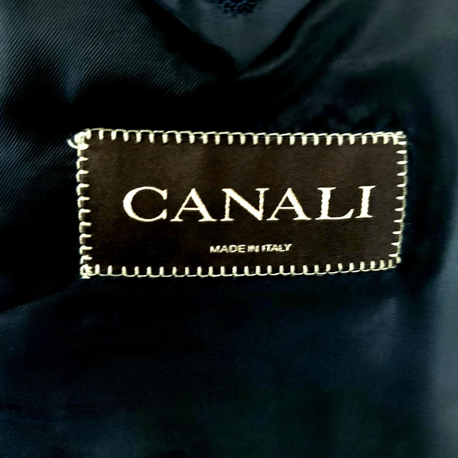 Canali Canali Water Resistant 40R 2 Button Blue Wool Blazer Size 40R - 7 Thumbnail