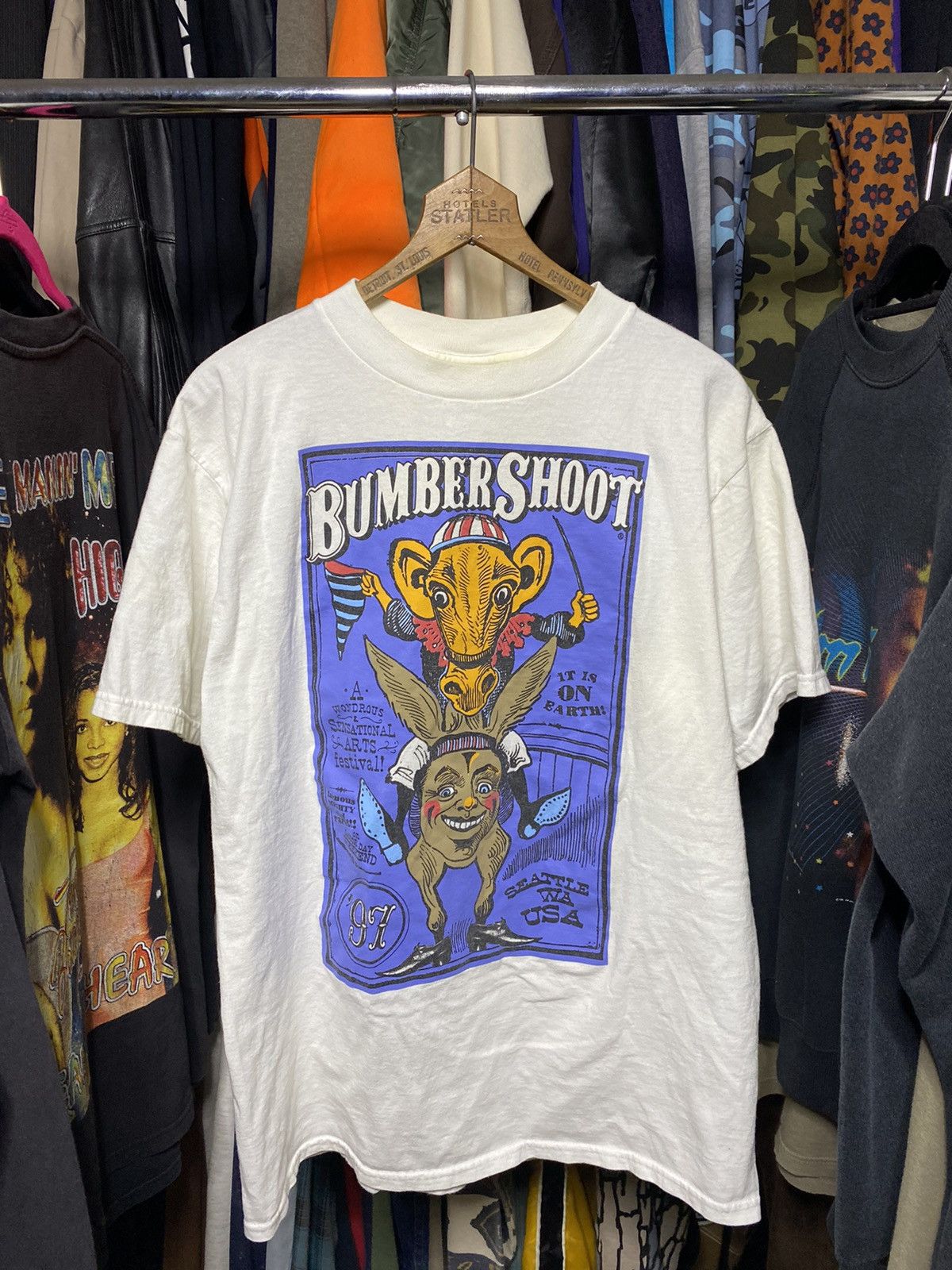 適当な価格 Tees Band × Grailed | T-shirt Festival Bumbershoot 1997 Vintage ミュージシャン