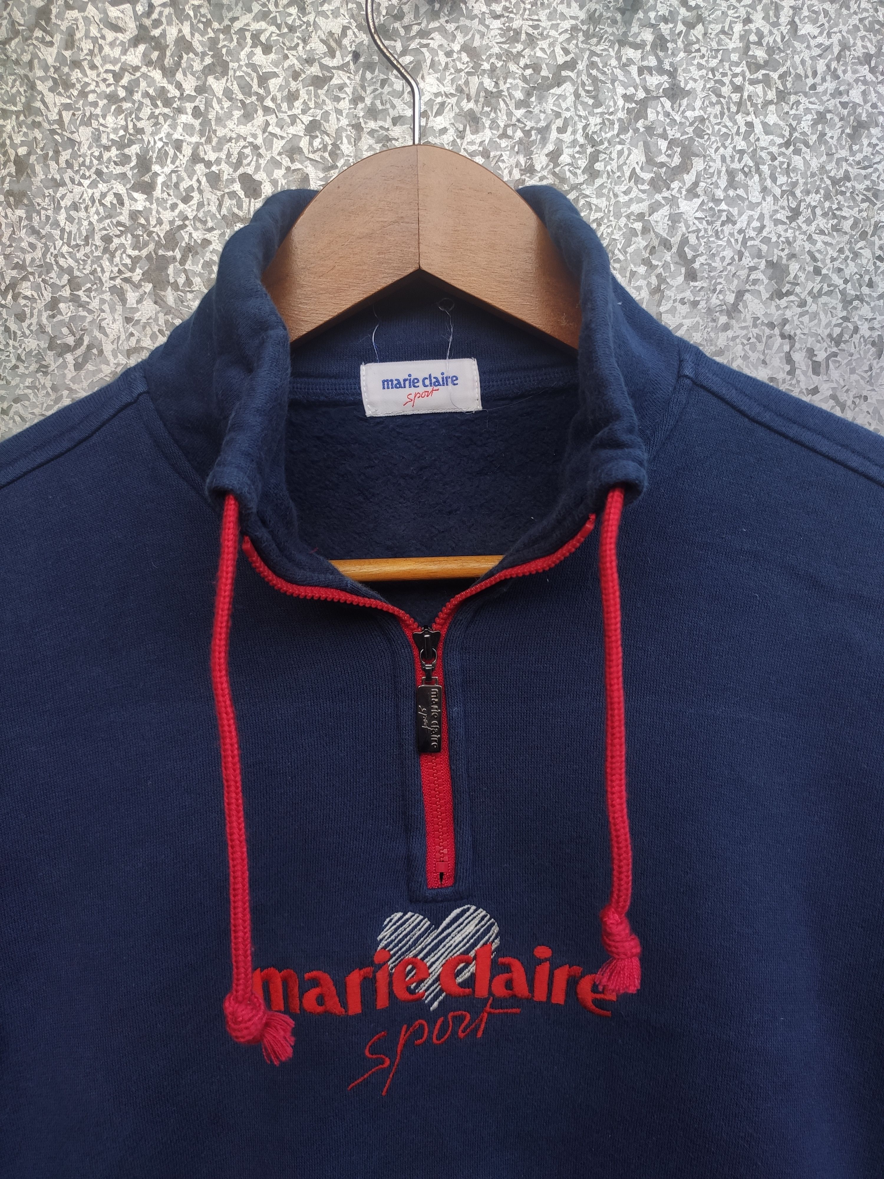 Japanese Brand Vintage Marie Claire Sport sweatshirt Size US M / EU 48-50 / 2 - 2 Thumbnail