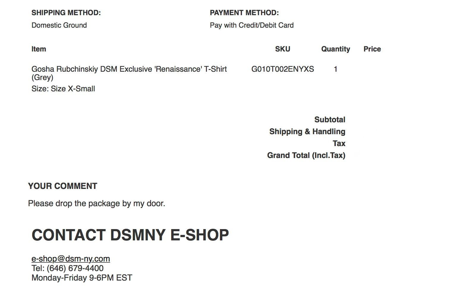 Dover Street Market × Gosha Rubchinskiy NO MORE DROPS! Gosha Rubchinskiy DSM Exclusive - XS. Size US XS / EU 42 / 0 - 3 Thumbnail