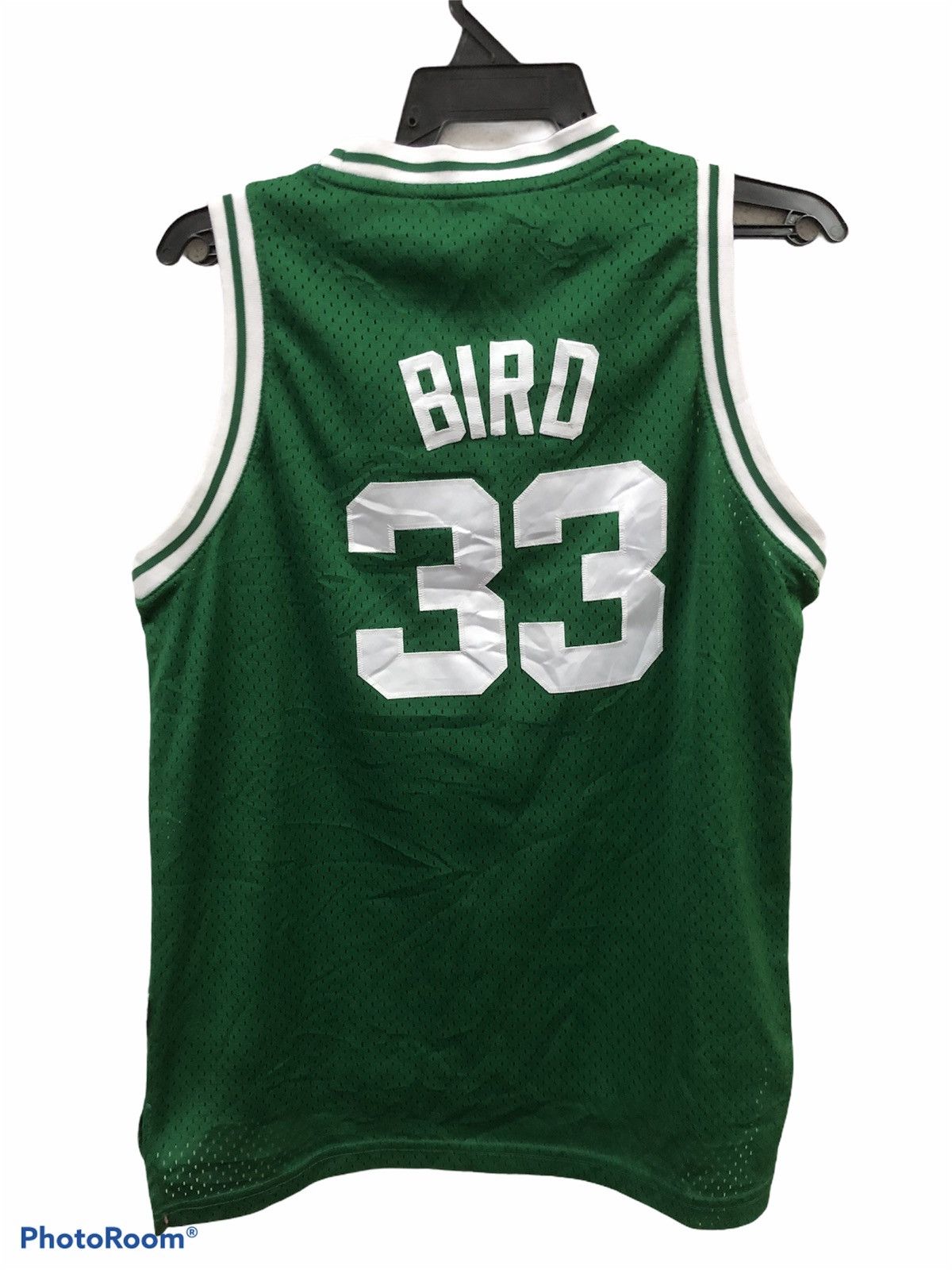 Kids Boston Celtics 33 Larry Bird Green Throwback NBA Jerseys