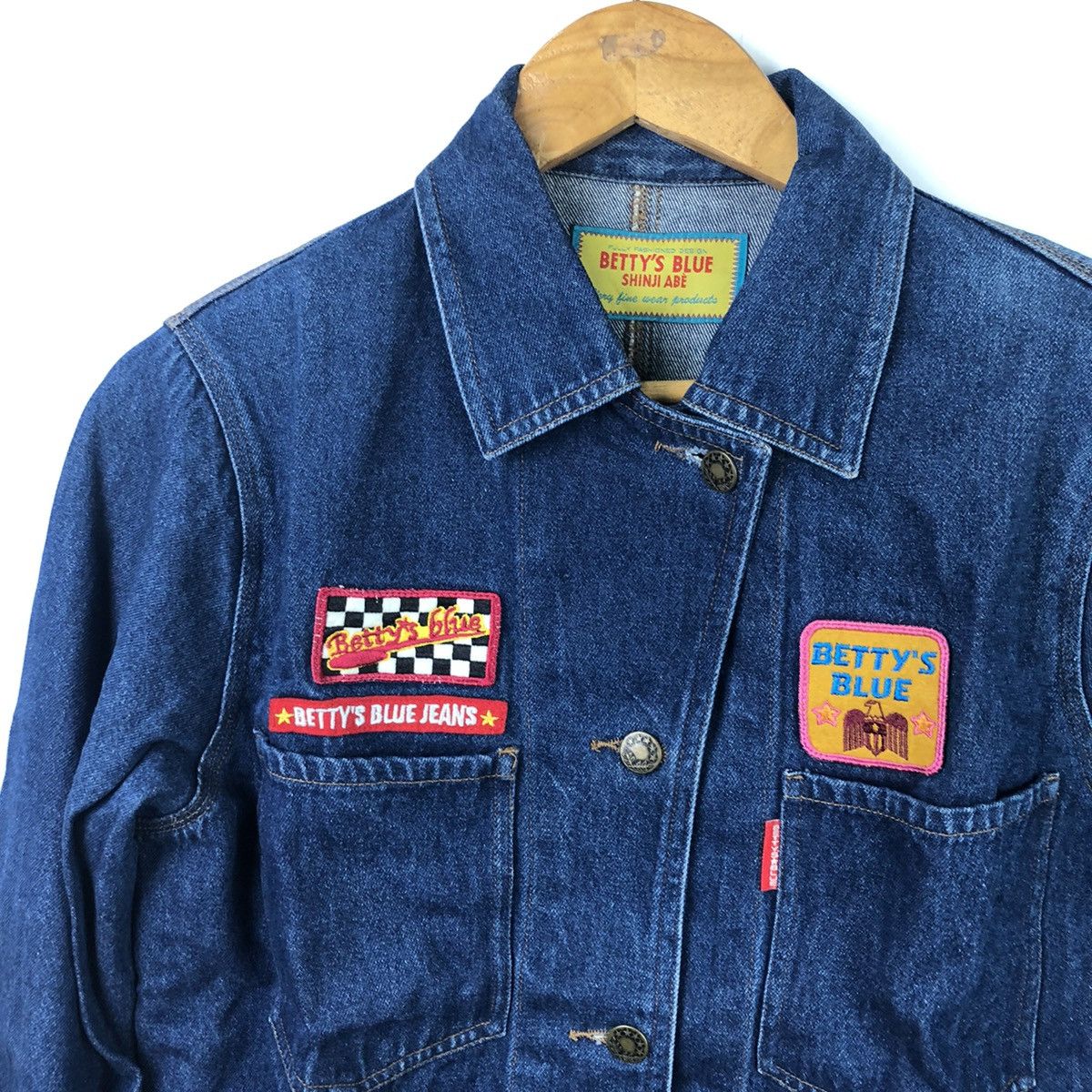 Designer × Japanese Brand × Kensho Abe Betty’s Blue Jeans Shinji Abe Denim jacket 2001 Size US S / EU 44-46 / 1 - 3 Thumbnail