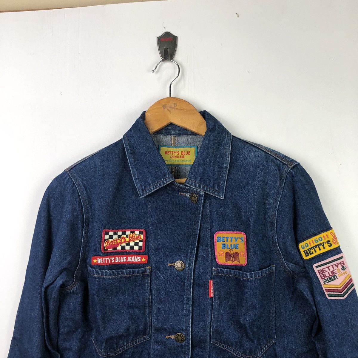 Designer × Japanese Brand × Kensho Abe Betty’s Blue Jeans Shinji Abe Denim jacket 2001 Size US S / EU 44-46 / 1 - 4 Thumbnail