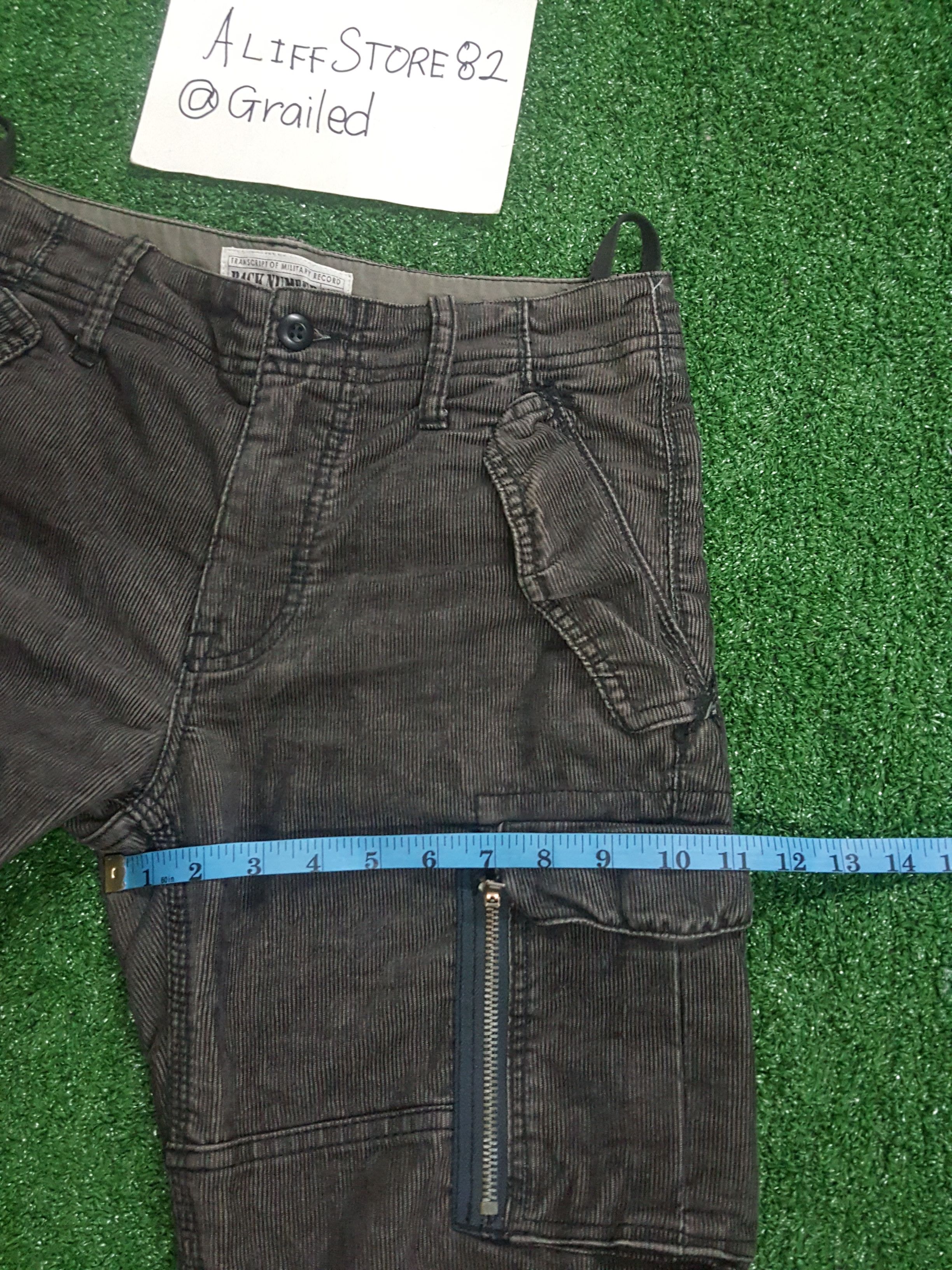 Japanese Brand 📍LastDrop📍Back Number Corduroy Cargo Pants Size US 30 / EU 46 - 5 Thumbnail