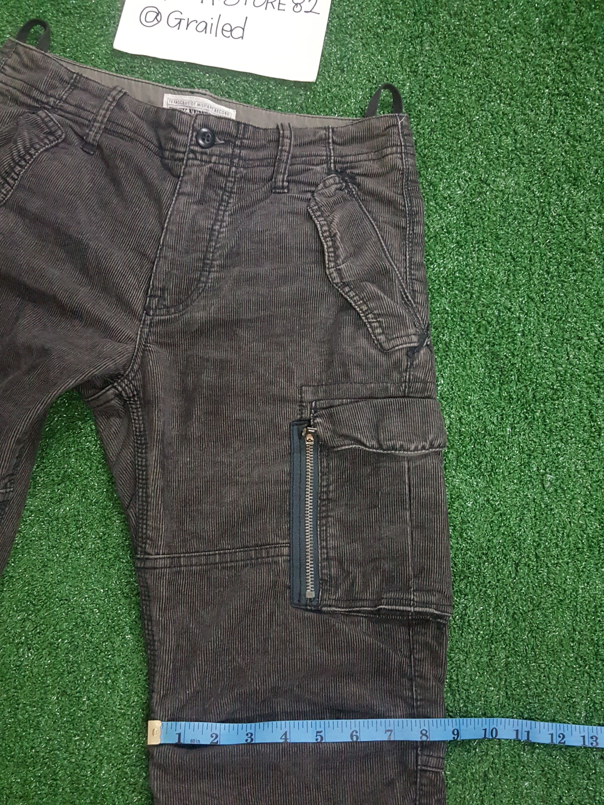 Japanese Brand 📍LastDrop📍Back Number Corduroy Cargo Pants Size US 30 / EU 46 - 6 Thumbnail