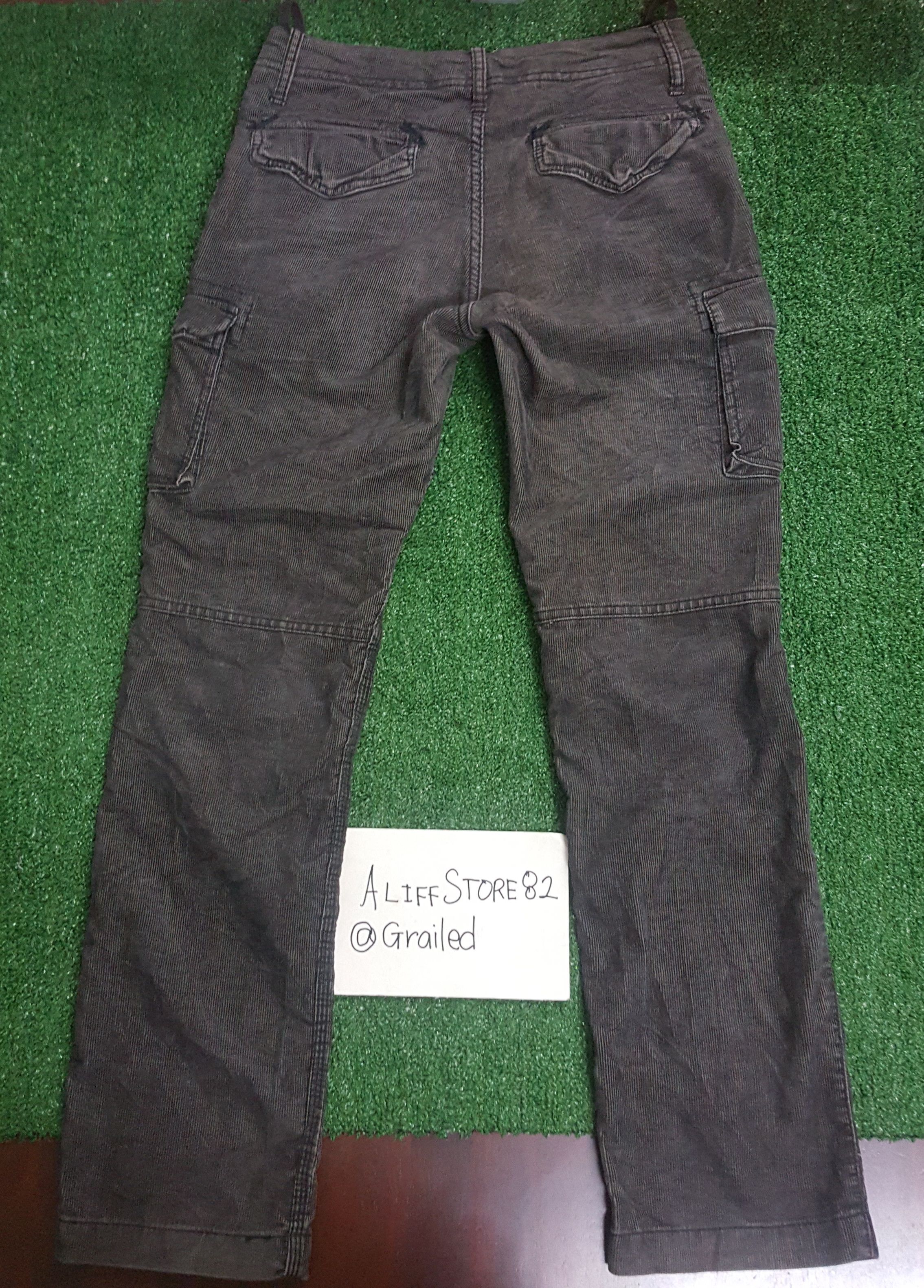 Japanese Brand 📍LastDrop📍Back Number Corduroy Cargo Pants Size US 30 / EU 46 - 2 Thumbnail