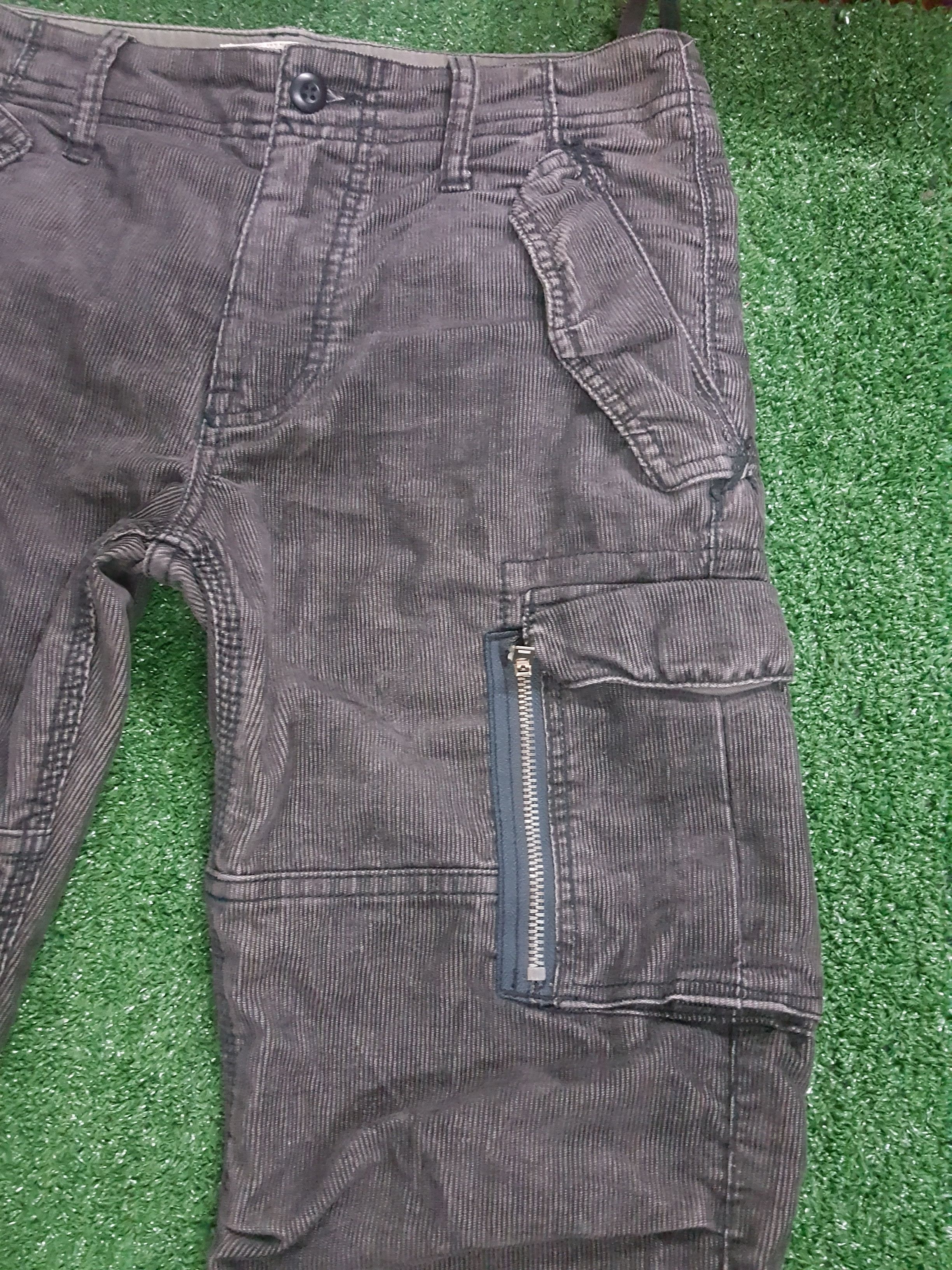 Japanese Brand 📍LastDrop📍Back Number Corduroy Cargo Pants Size US 30 / EU 46 - 9 Thumbnail