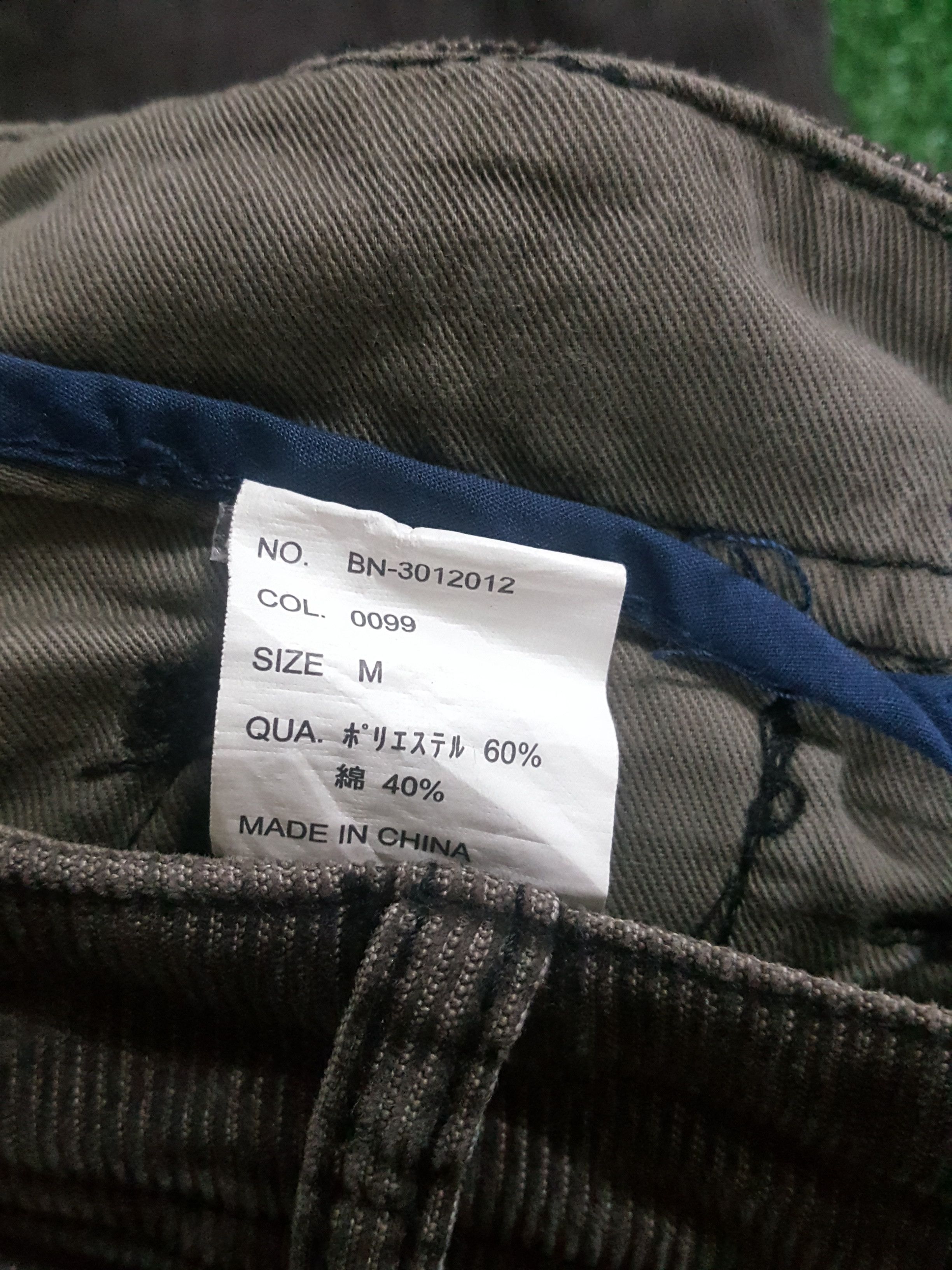 Japanese Brand 📍LastDrop📍Back Number Corduroy Cargo Pants Size US 30 / EU 46 - 12 Thumbnail