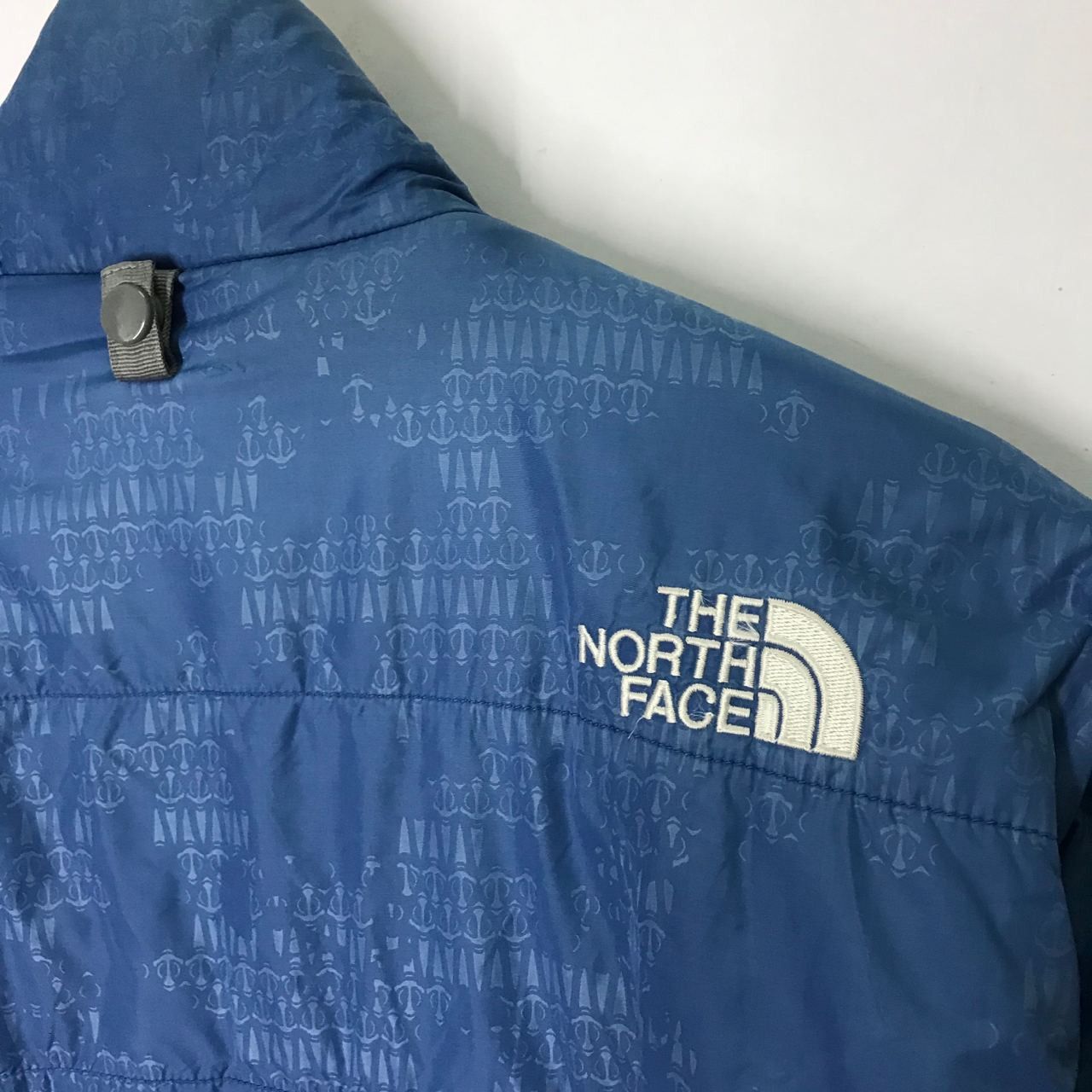The North Face × Vintage 🔥 Vintage The North Face Full Print Puffer Blue Jacket Size US M / EU 48-50 / 2 - 6 Thumbnail