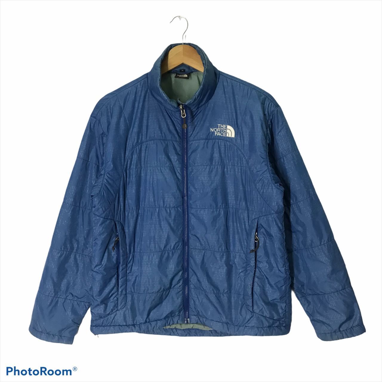 The North Face × Vintage 🔥 Vintage The North Face Full Print Puffer Blue Jacket Size US M / EU 48-50 / 2 - 1 Thumbnail
