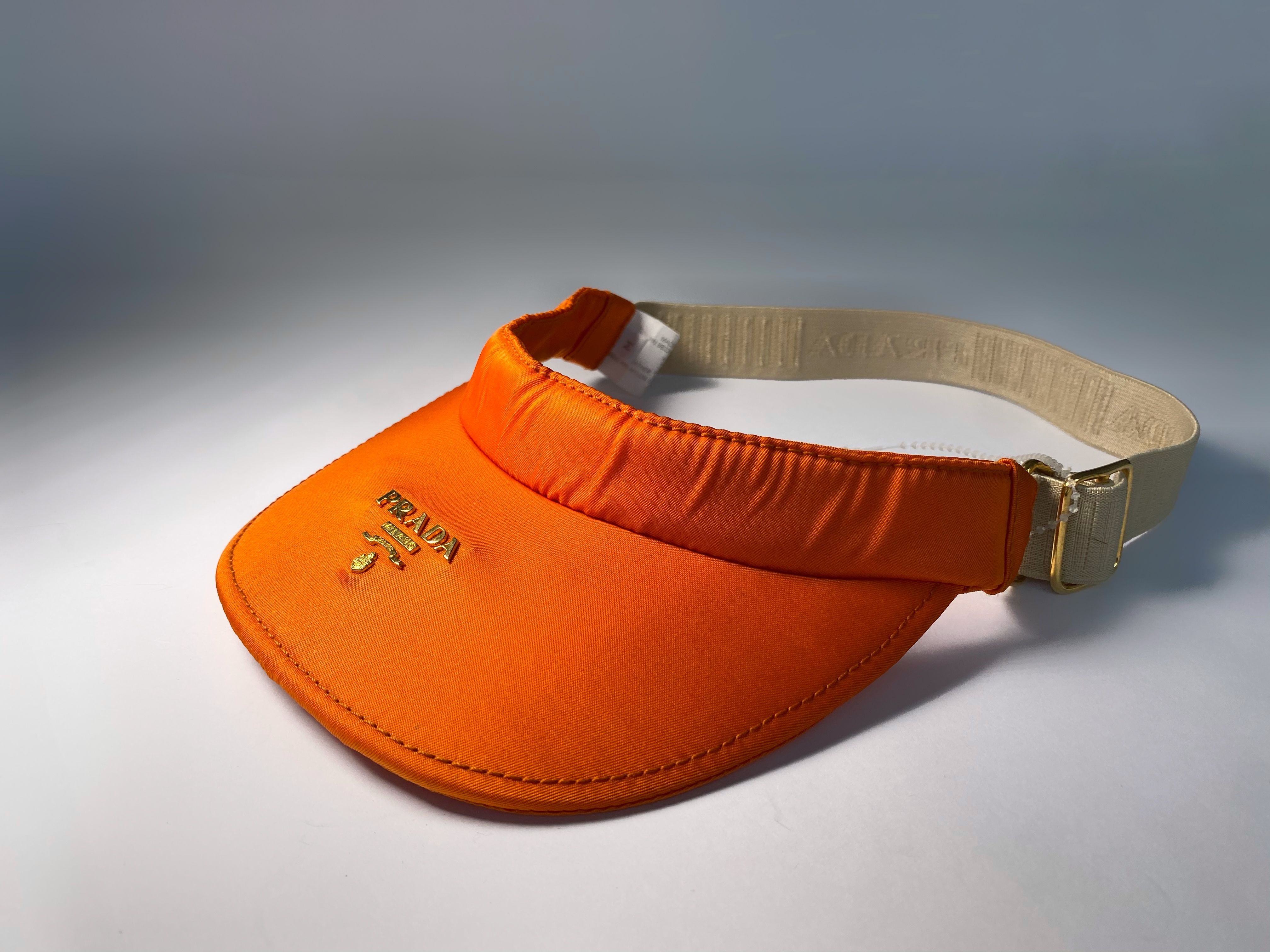 Prada Orange Prada hat nylon NEW Size ONE SIZE - 1 Preview