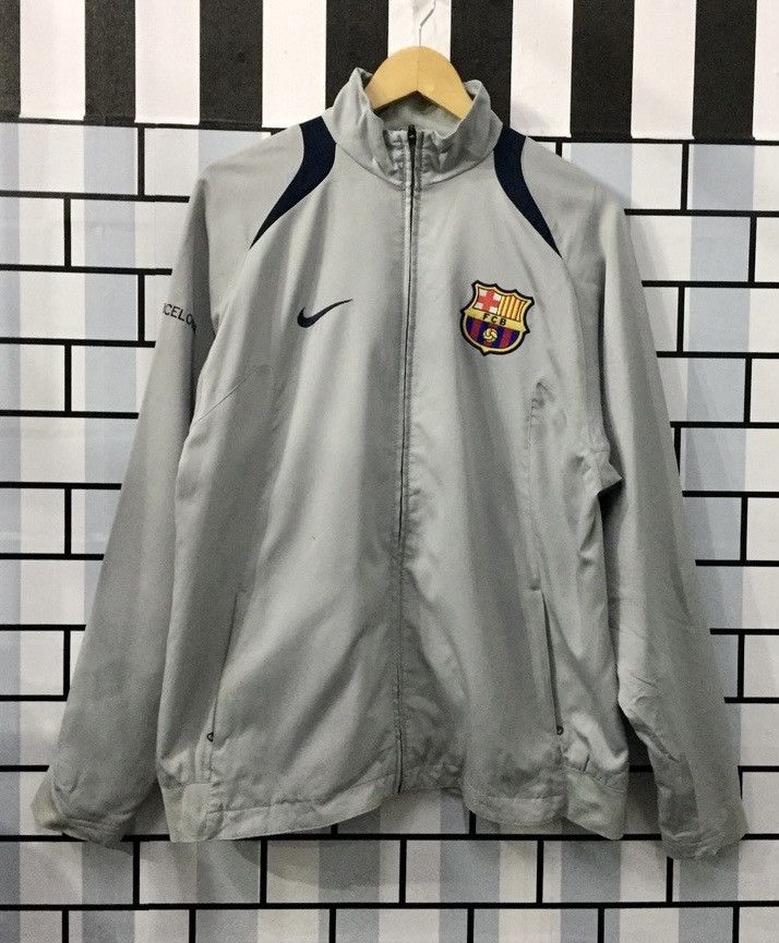 Icon Sports FC Barcelona Official Zipper Hoodie – Summer Weight, Lightweight With Front Pockets