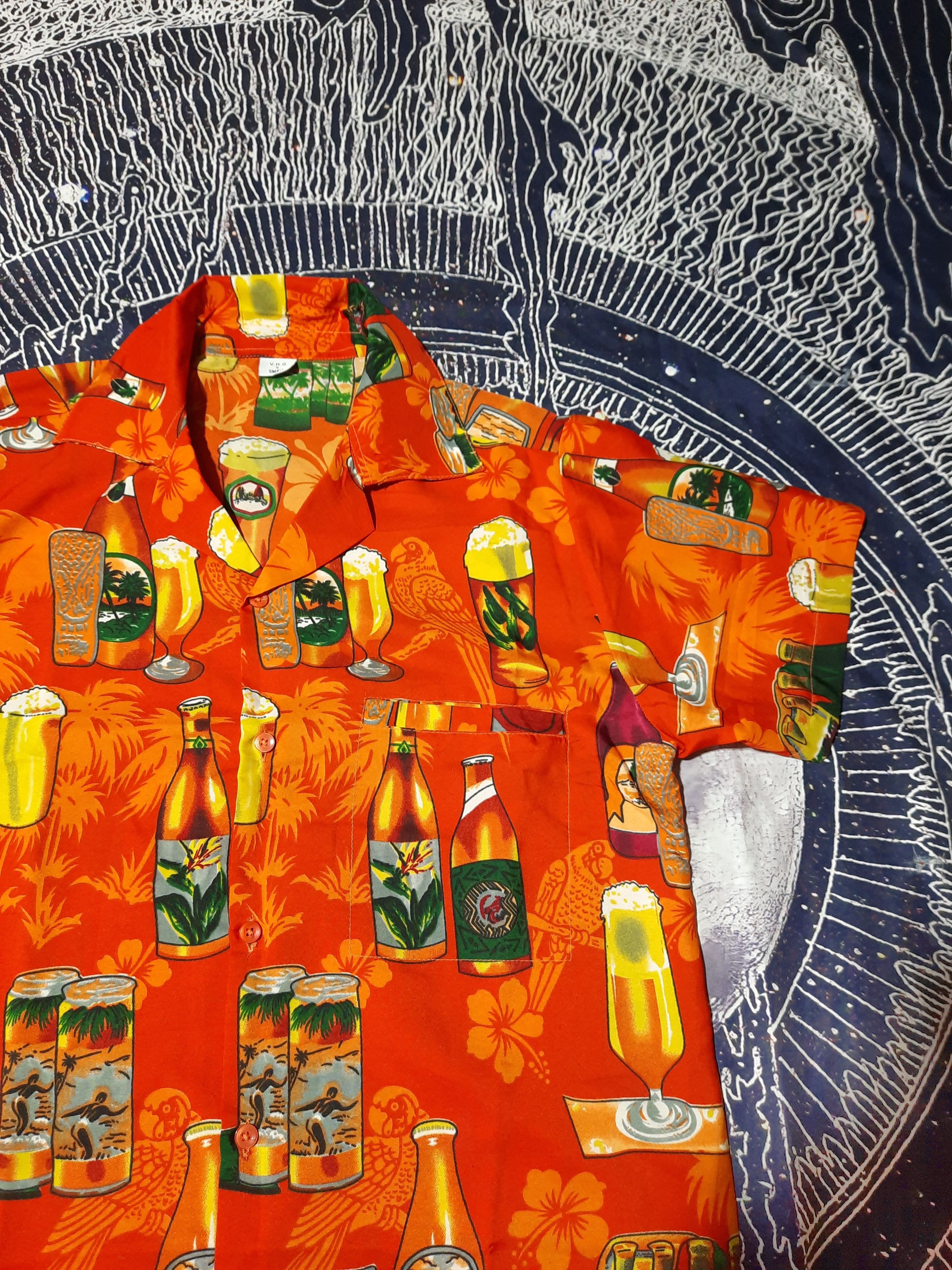Vintage Vintage Hawaiian Style Camp Collar Floral Y2K Shirt Size US S / EU 44-46 / 1 - 2 Thumbnail