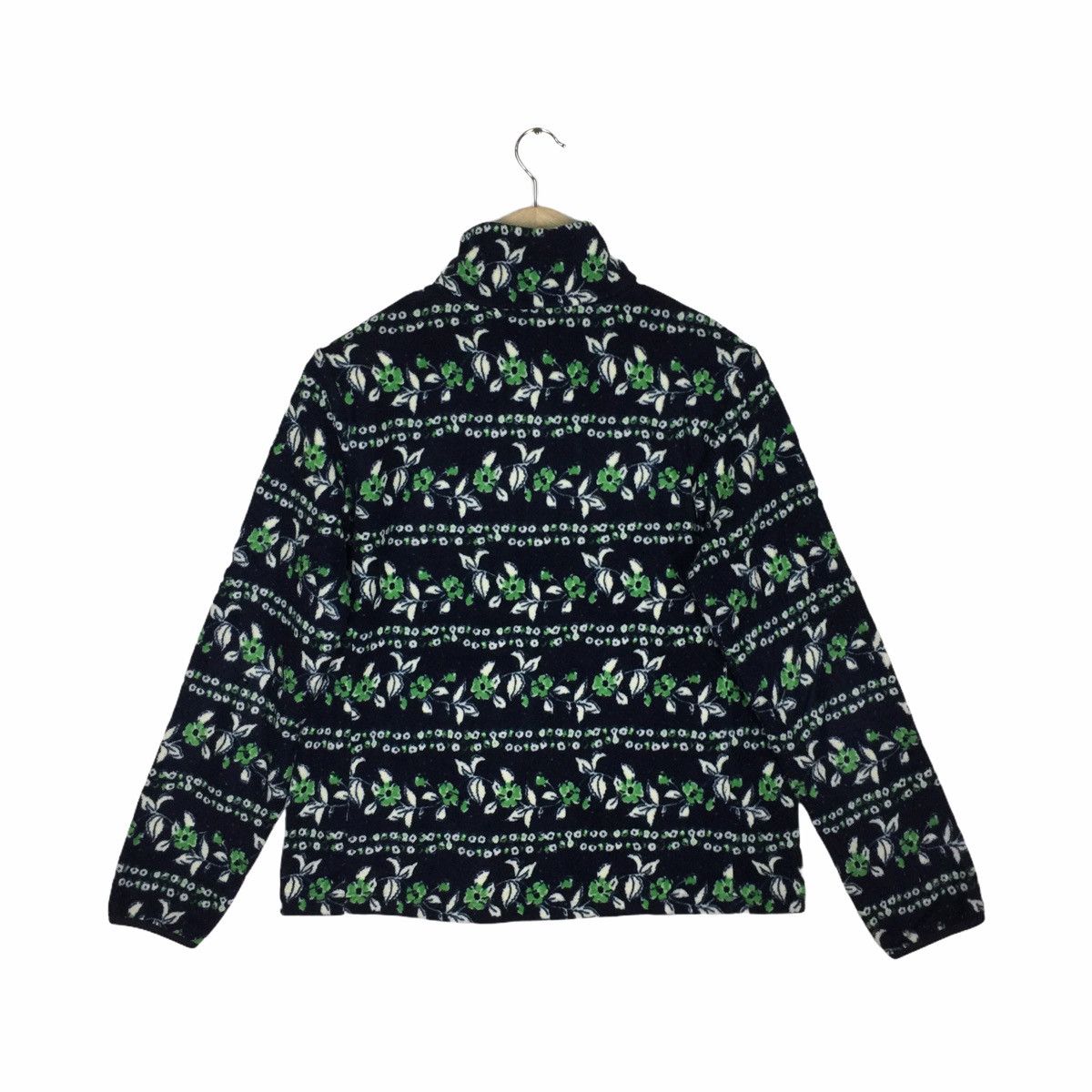 Japanese Brand × Uniqlo Uniqlo Fleece Floral Wool Jacket Size US XL / EU 56 / 4 - 2 Thumbnail