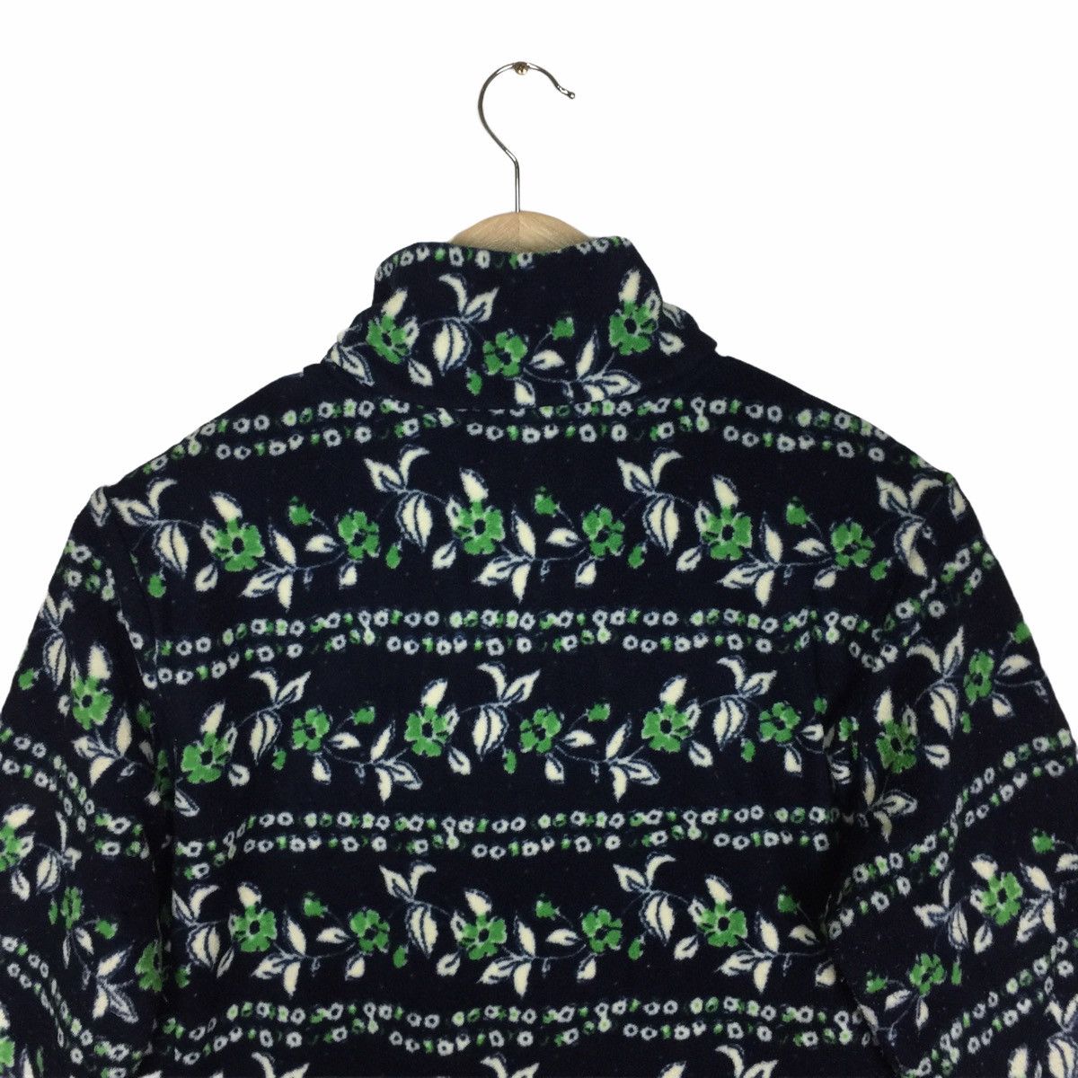 Japanese Brand × Uniqlo Uniqlo Fleece Floral Wool Jacket Size US XL / EU 56 / 4 - 4 Thumbnail
