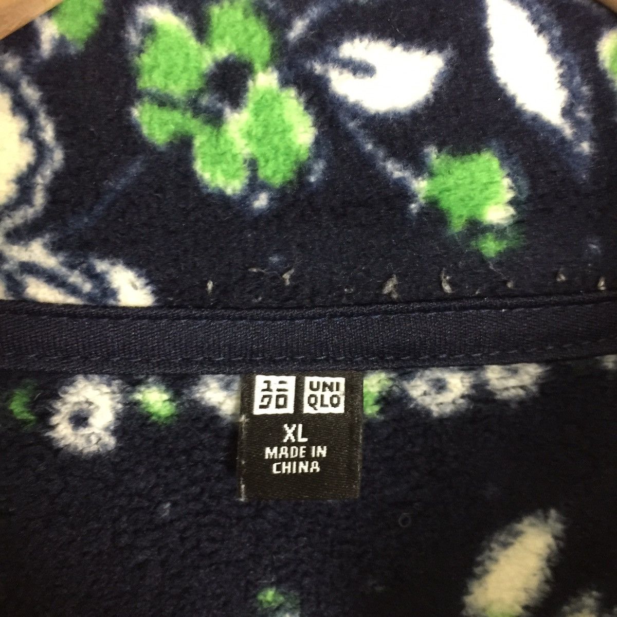 Japanese Brand × Uniqlo Uniqlo Fleece Floral Wool Jacket Size US XL / EU 56 / 4 - 7 Thumbnail