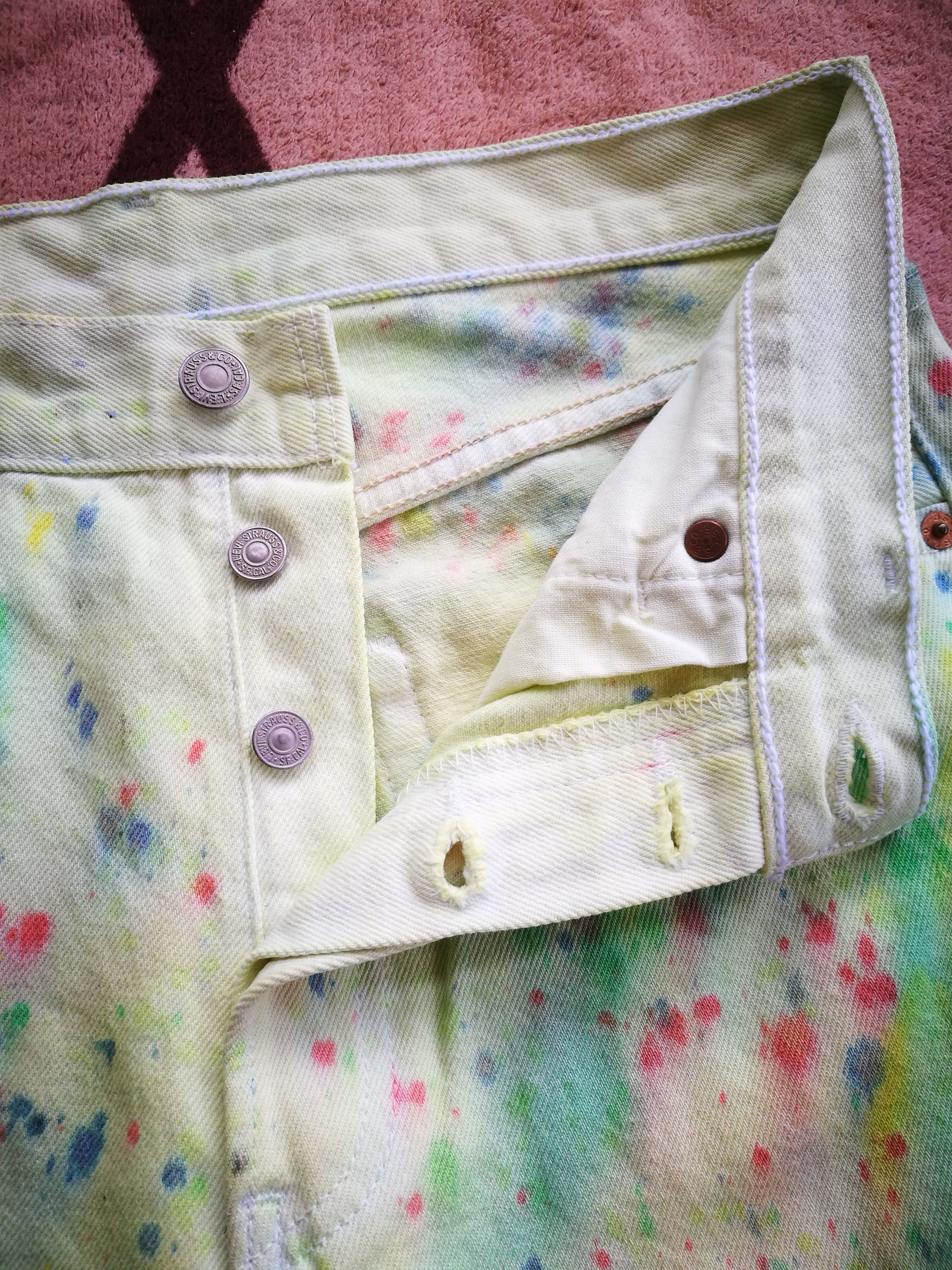 Levi's Vintage Clothing Vintage levis 501 custom made tye dye Size US 29 - 8 Thumbnail