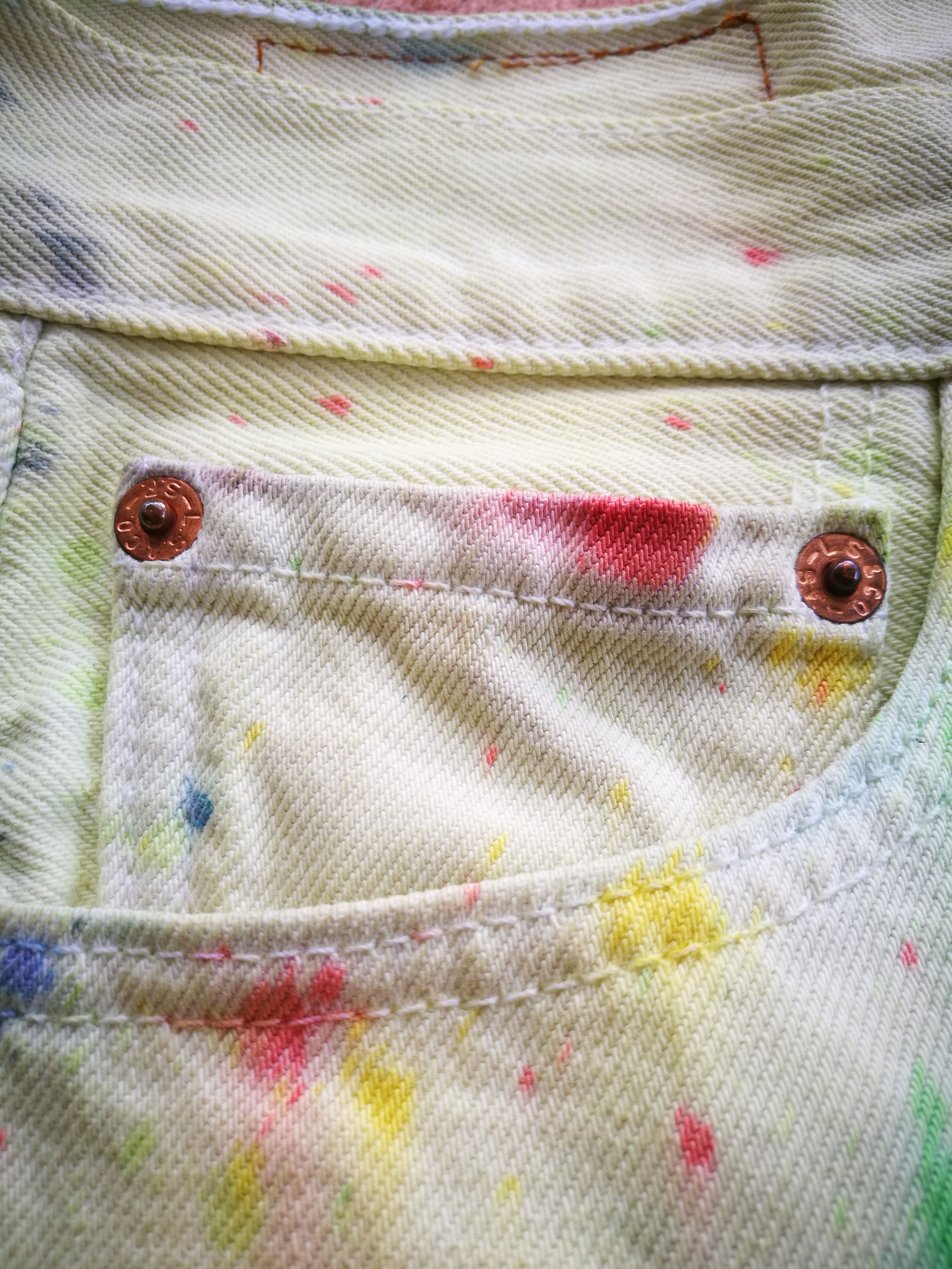 Levi's Vintage Clothing Vintage levis 501 custom made tye dye Size US 29 - 7 Thumbnail