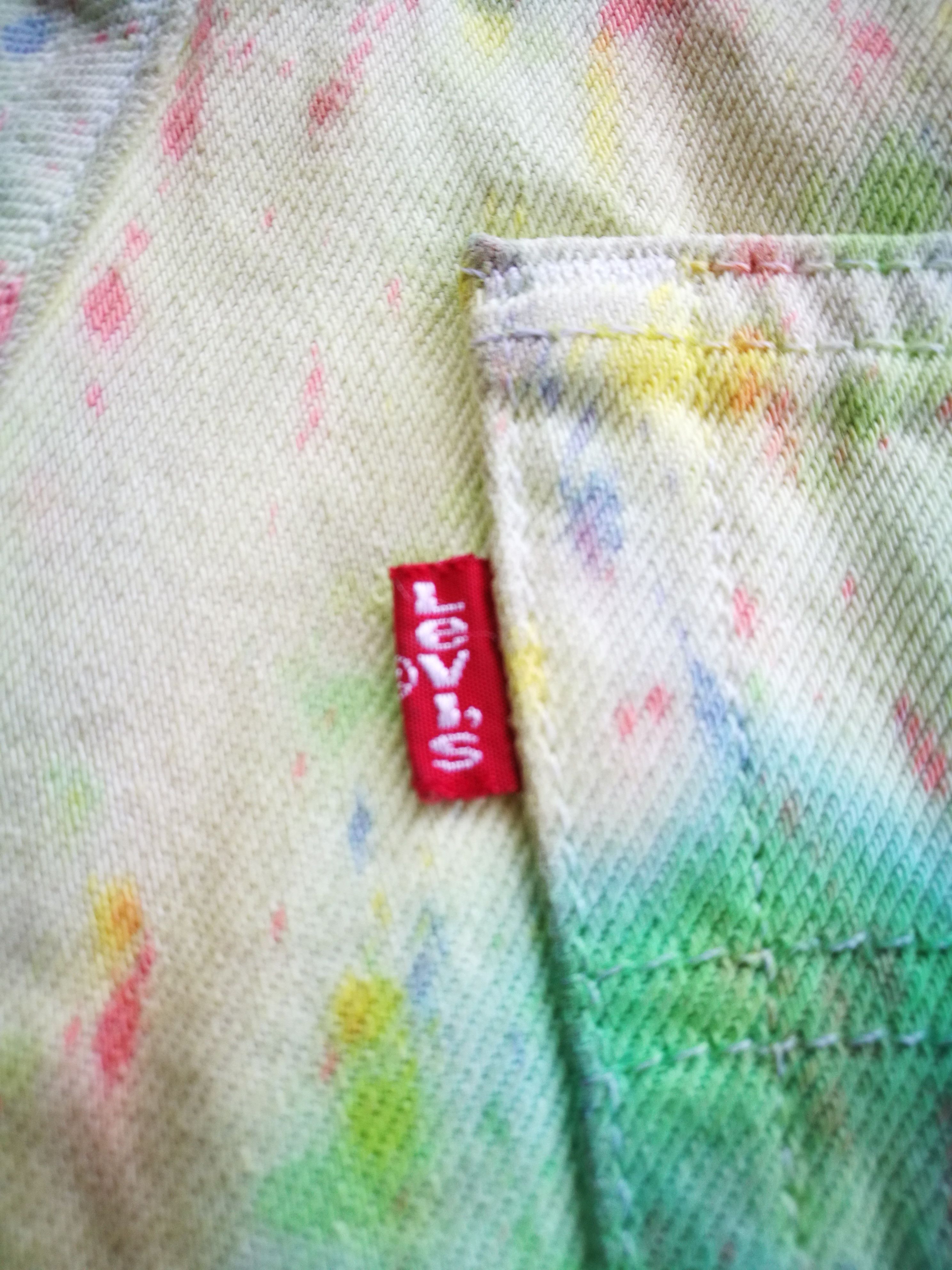Levi's Vintage Clothing Vintage levis 501 custom made tye dye Size US 29 - 4 Thumbnail