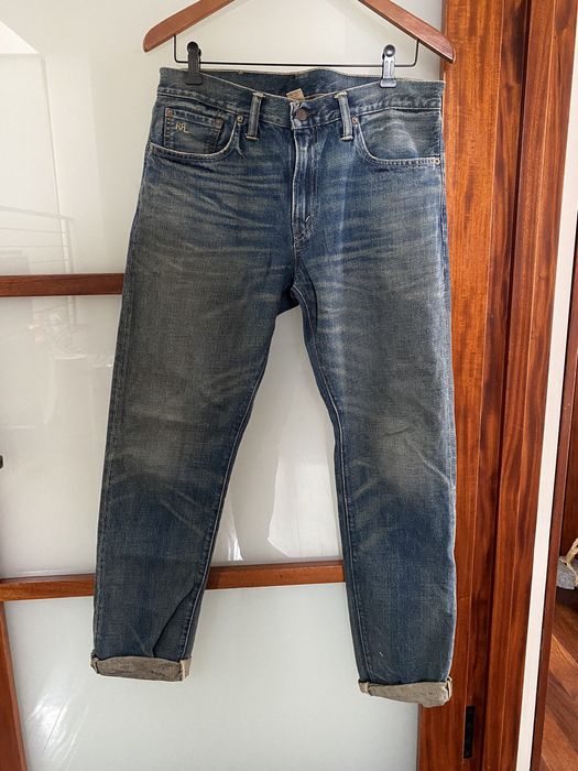 RRL Ralph Lauren RRL Slim Fit Jean Conrad Wash 13.5oz Grailed