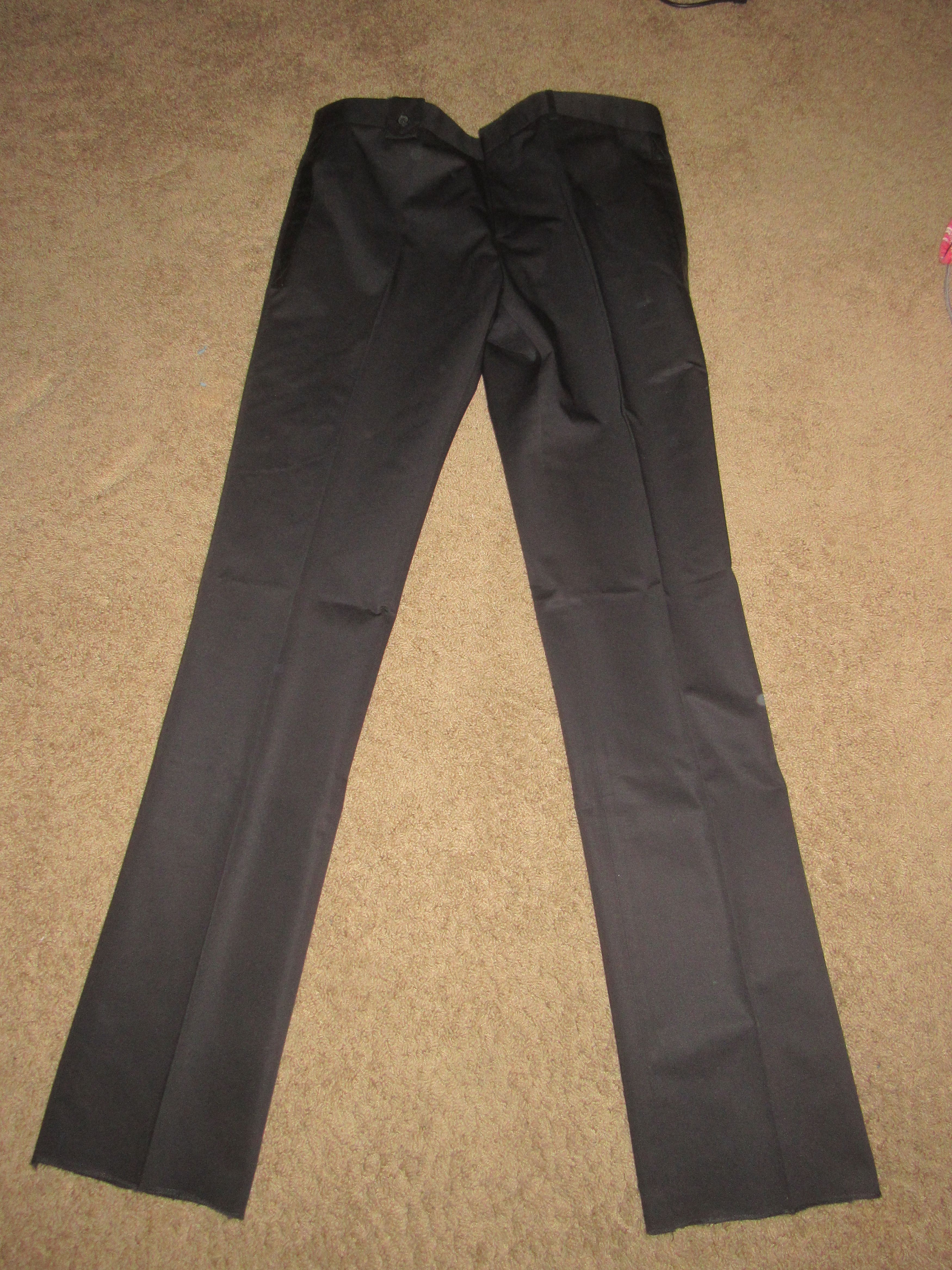 Dior × Hedi Slimane RARE DIOR HOMME SLIMANE ERA TROUSER W / LEATHER Size US 36 / EU 52 - 1 Thumbnail