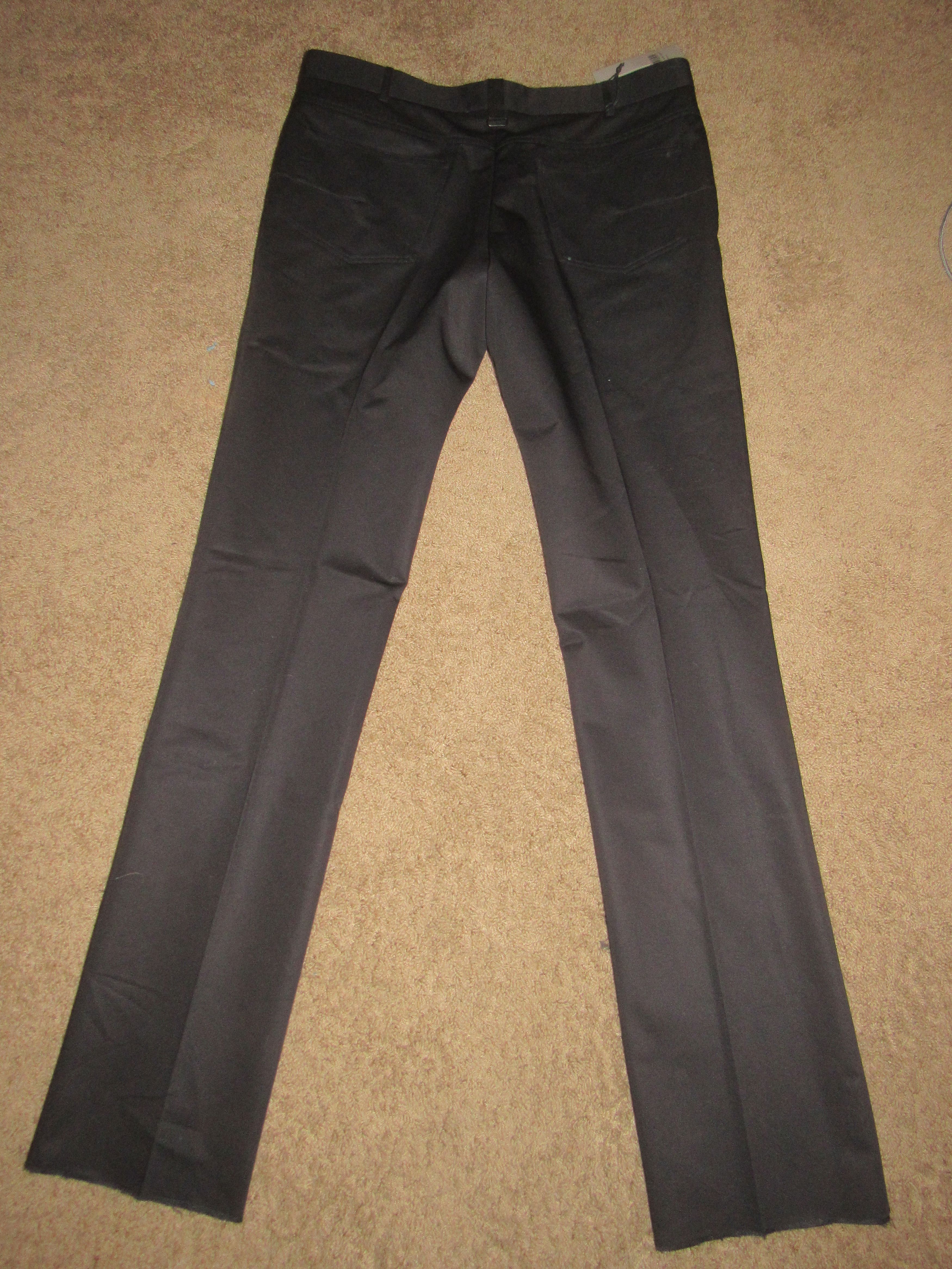 Dior × Hedi Slimane RARE DIOR HOMME SLIMANE ERA TROUSER W / LEATHER Size US 36 / EU 52 - 7 Thumbnail