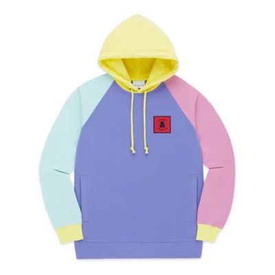 Teddy fresh burgundy color block hoodie deals