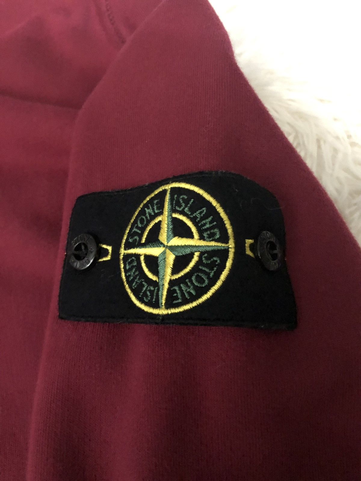 Stone Island Stone Island Hoodie/Hooded Sweatshirt Red/Burgundy Size US M / EU 48-50 / 2 - 2 Thumbnail