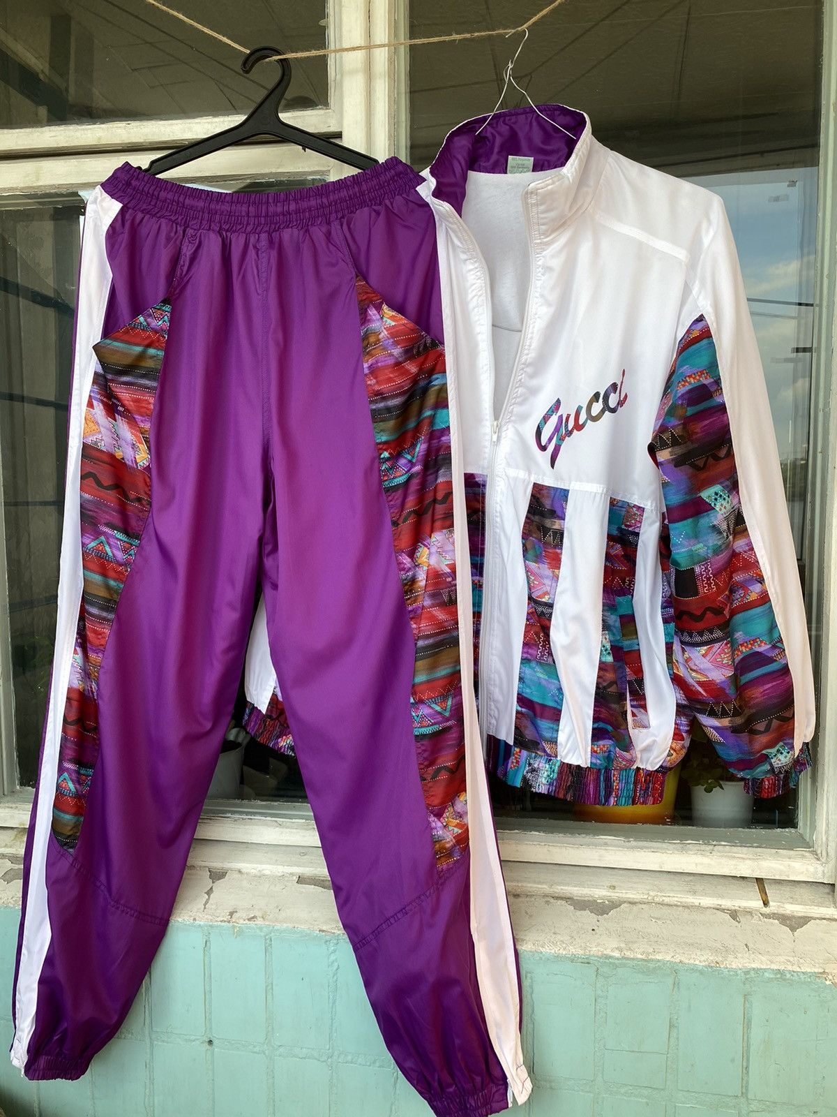 Gucci purple tracksuit online